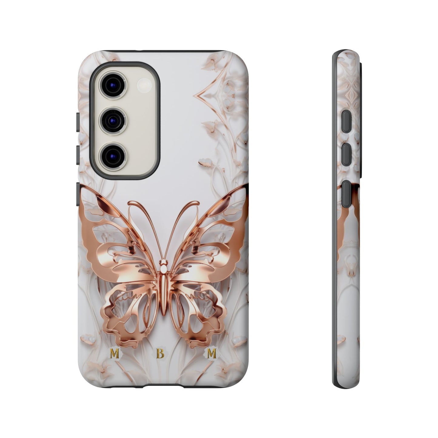 Rose Gold Butterfly Samsung Galaxy S Tough Case