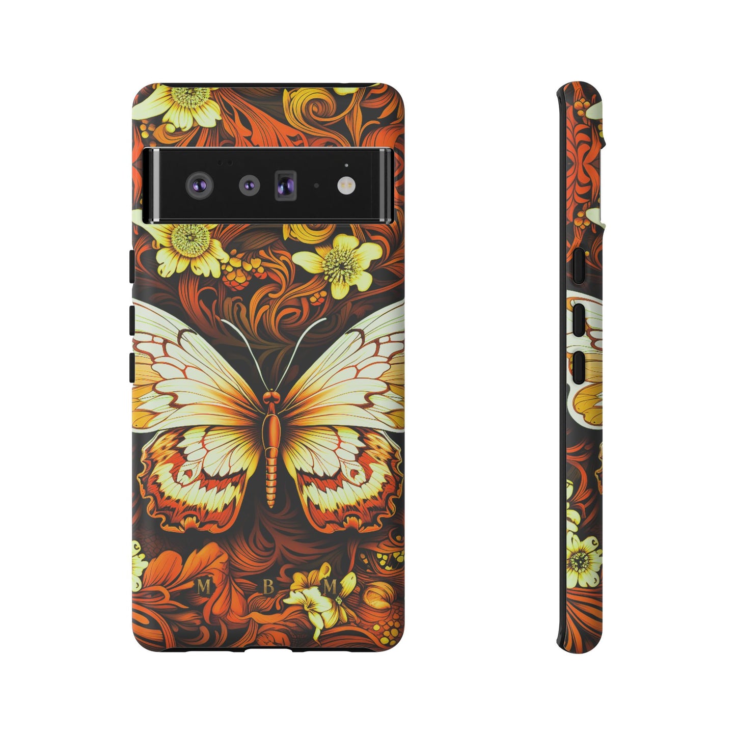 Vintage Orange Google Pixel Tough Case