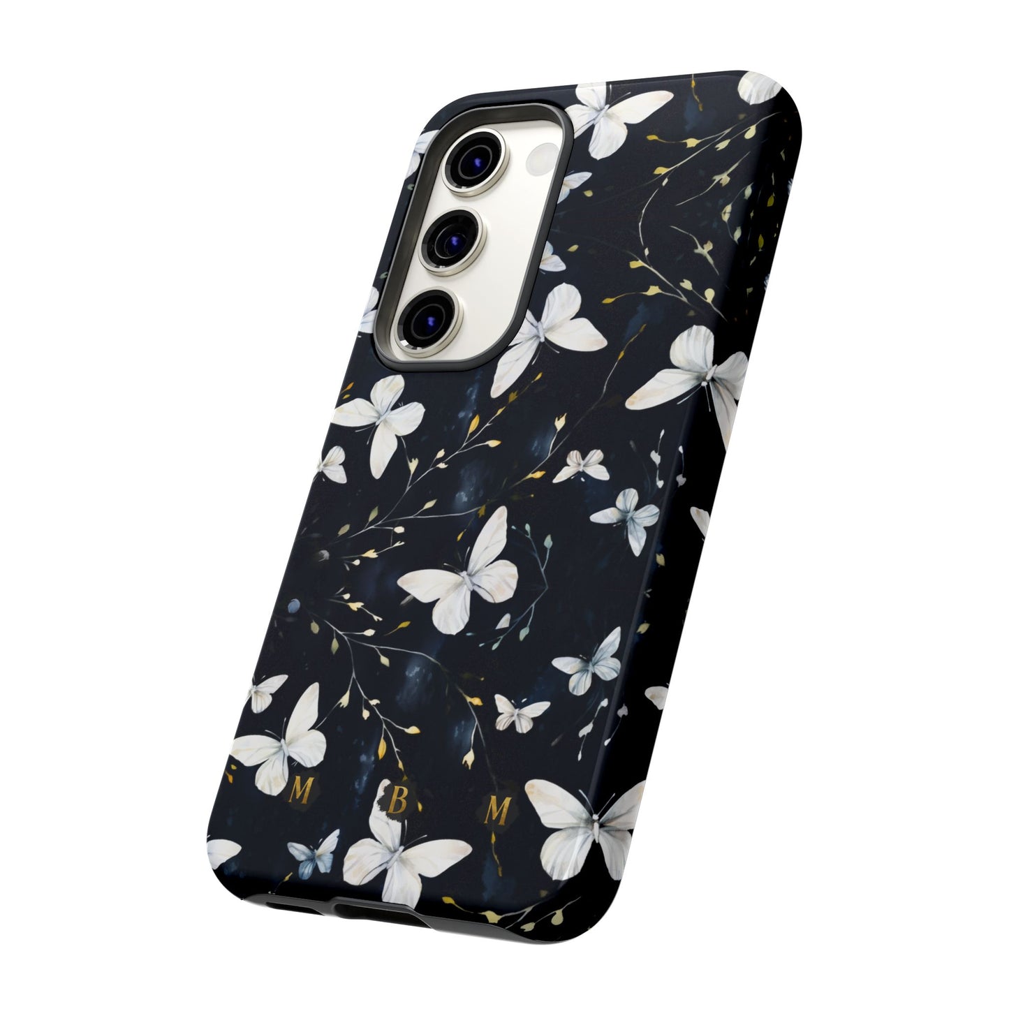 White Butterflies Samsung Galaxy S Tough Case