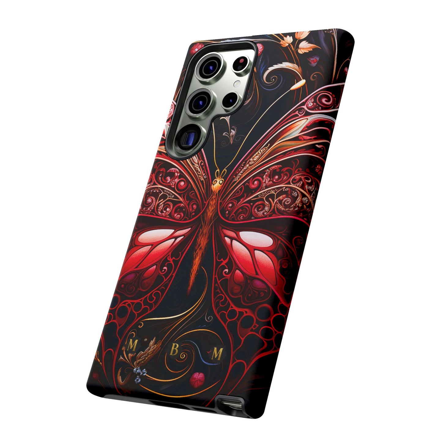 Red Butterfly Samsung Galaxy S Tough Case