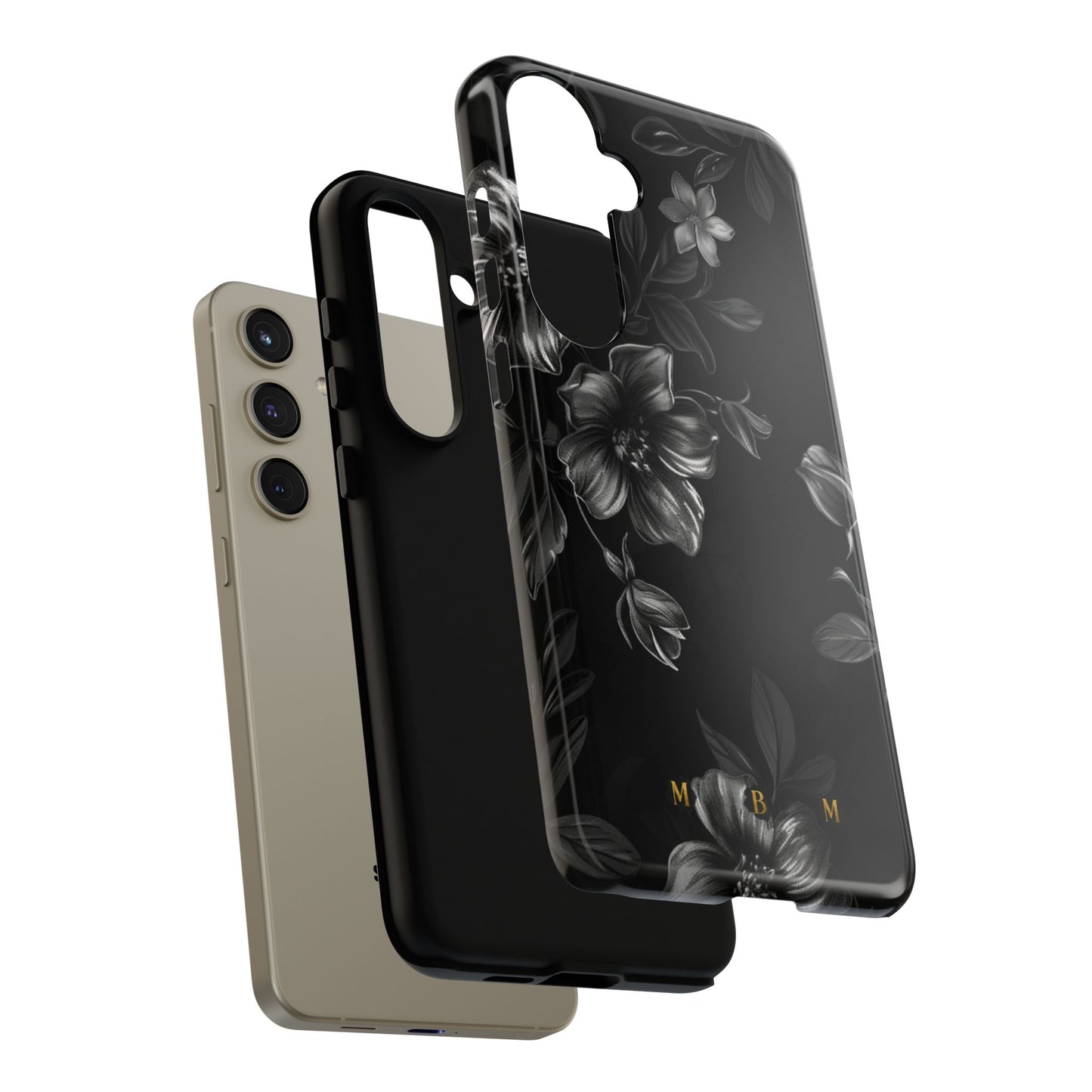 Midnight Flora Samsung Galaxy S Tough Case