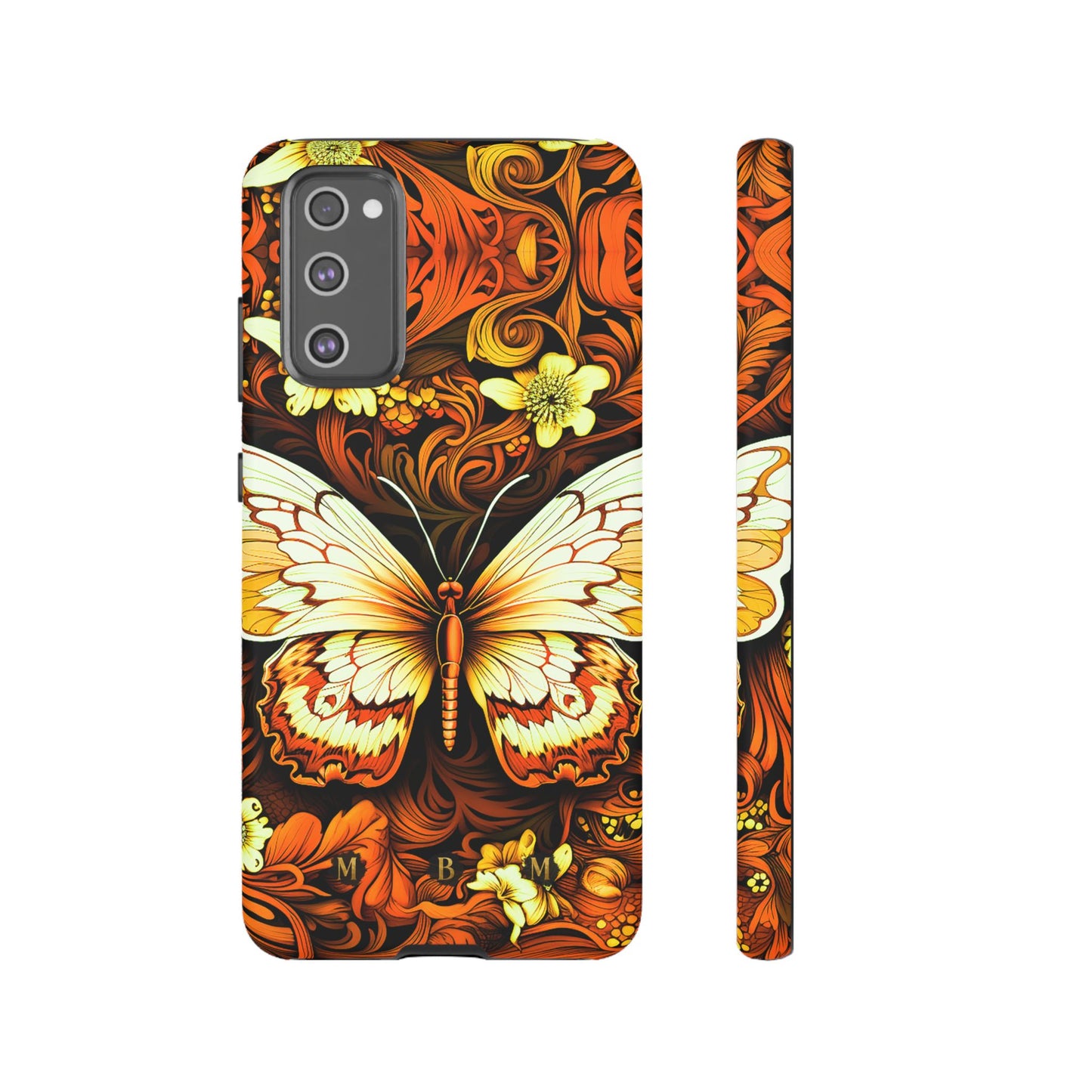 Vintage Orange Samsung Galaxy S Tough Case