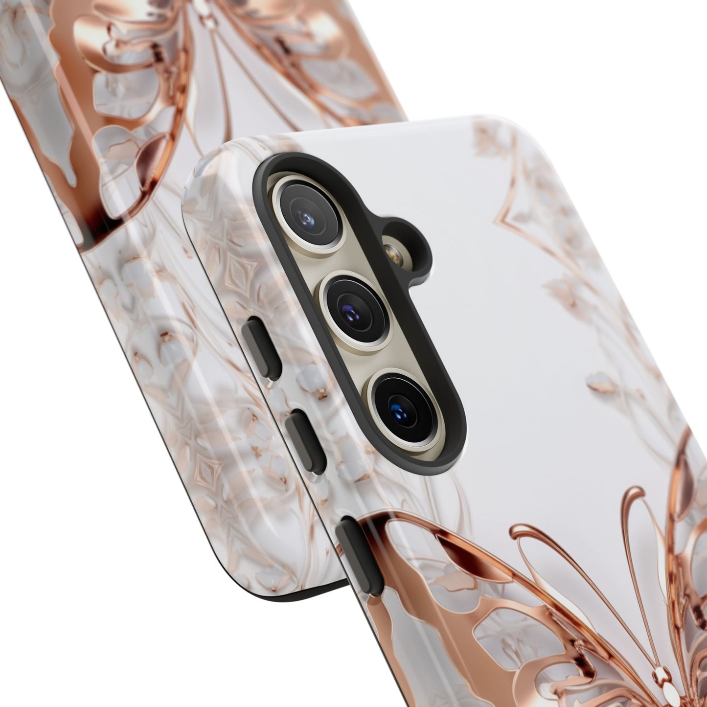 Rose Gold Butterfly Samsung Galaxy S Tough Case