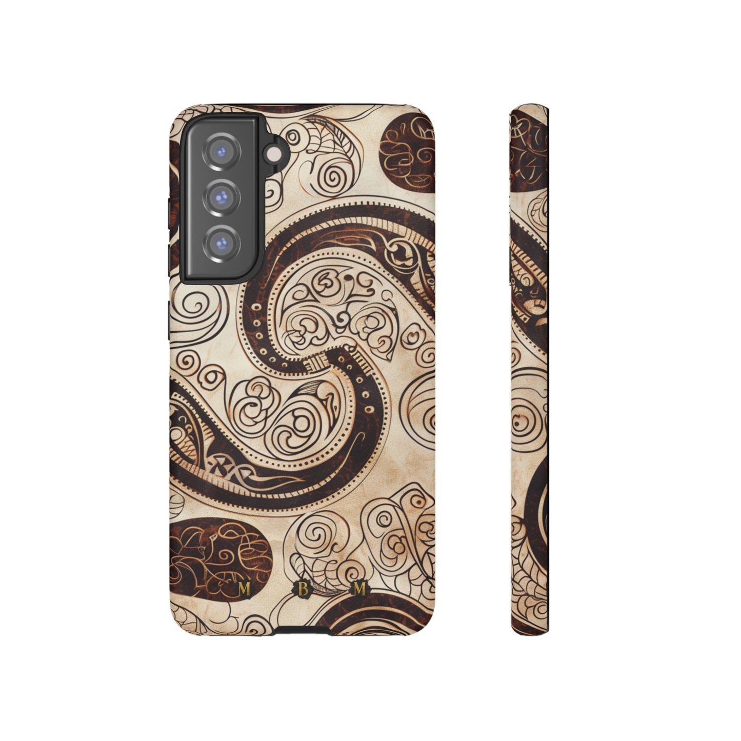 Sepia Scroll Samsung Galaxy S Tough Case