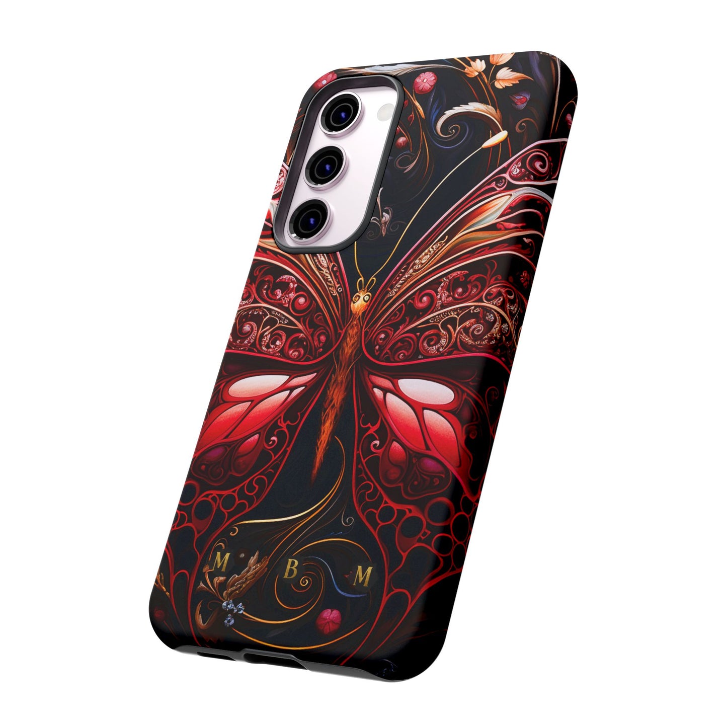 Red Butterfly Samsung Galaxy S Tough Case