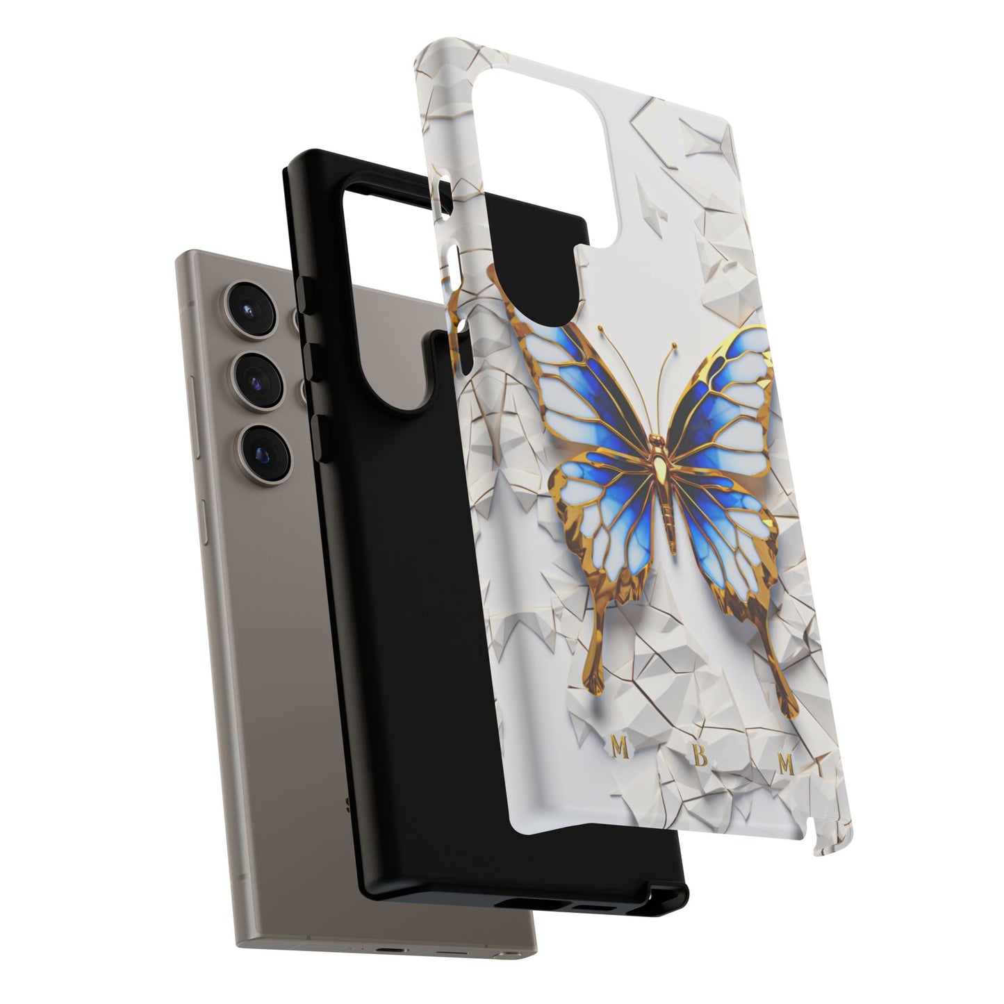 Sapphire Butterfly Samsung Galaxy S Tough Case