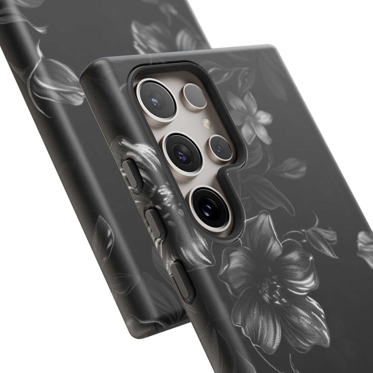 Midnight Flora Samsung Galaxy S Tough Case