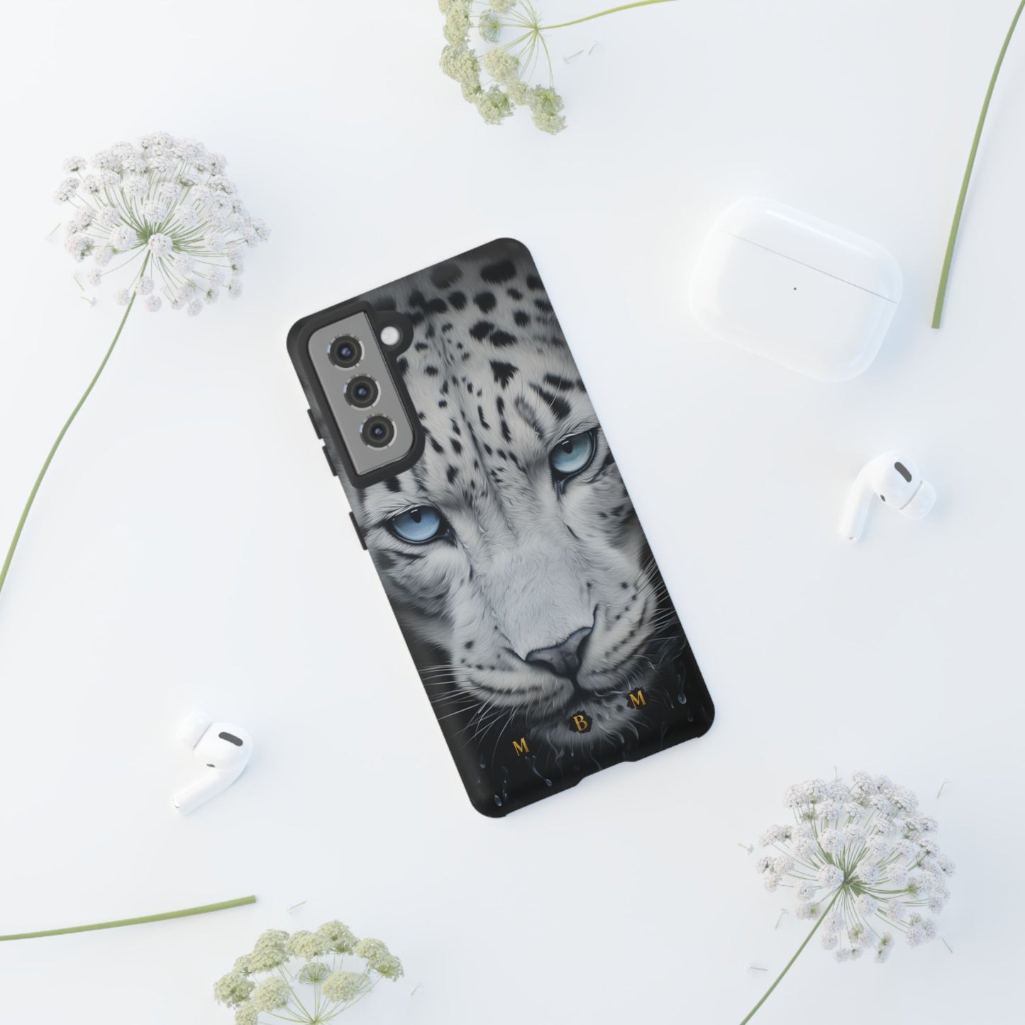 White Leopard Samsung Galaxy S Tough Case