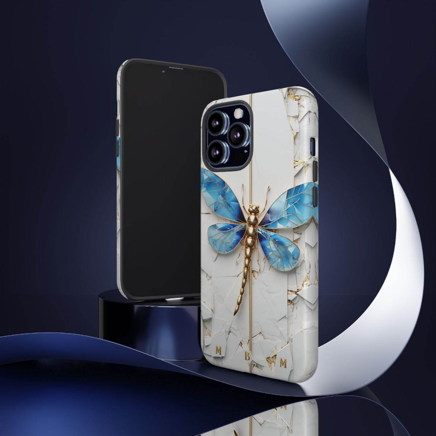 Dragonfly Blue iPhone Tough Case