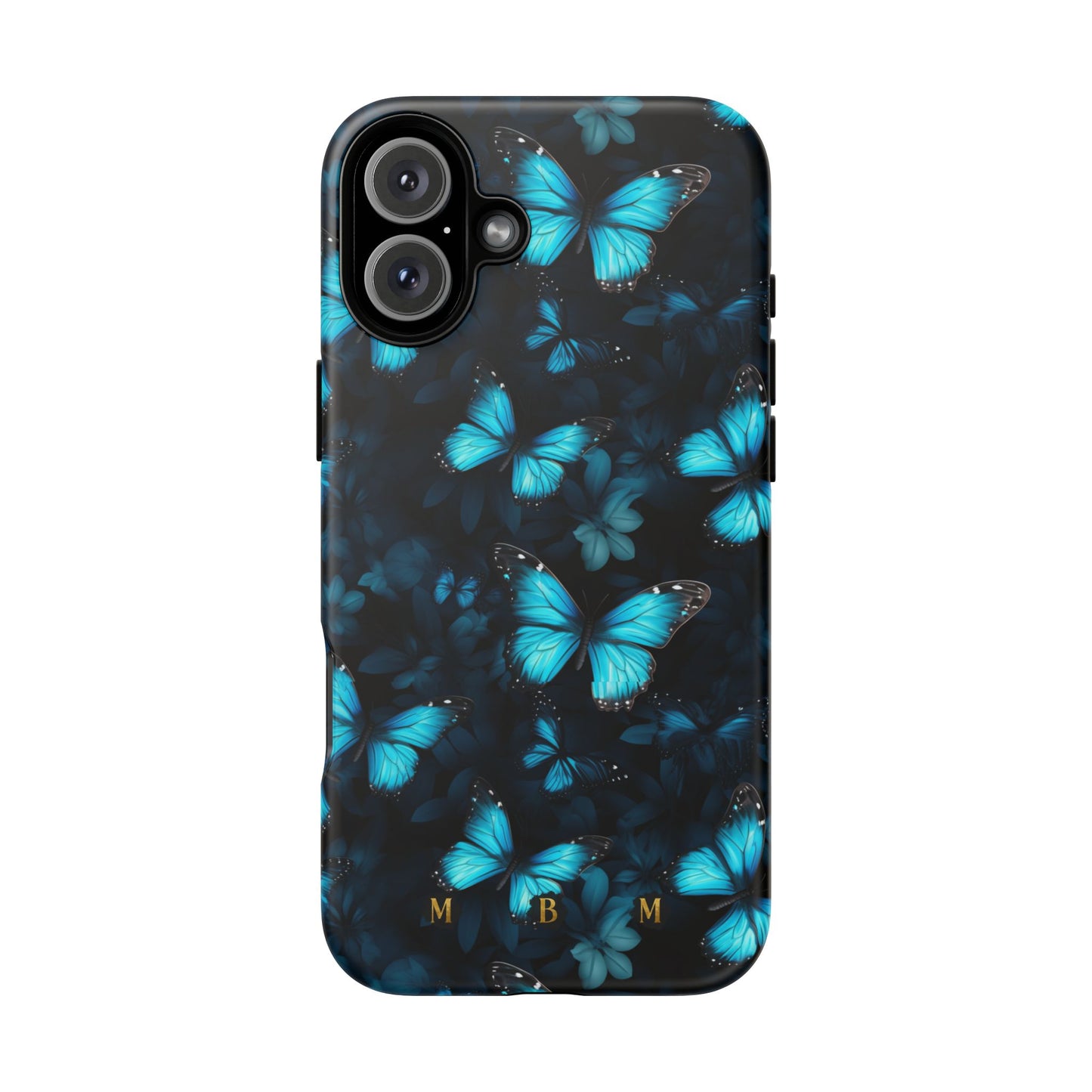 Blue Butterflies iPhone Tough Case