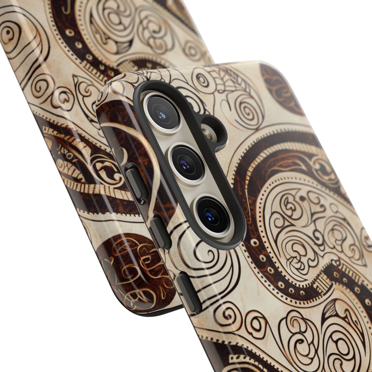 Sepia Scroll Samsung Galaxy S Tough Case