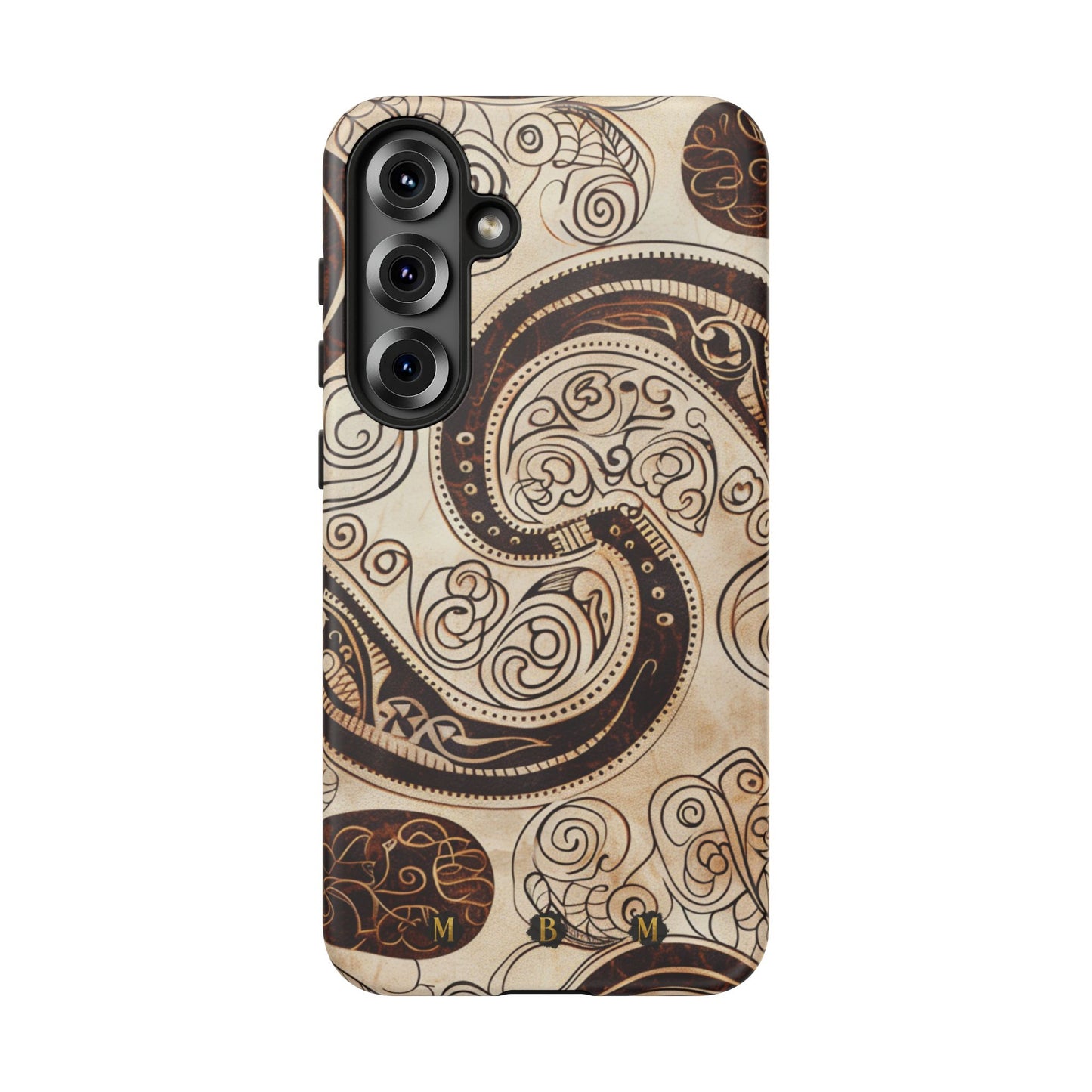 Sepia Scroll Samsung Galaxy S Tough Case