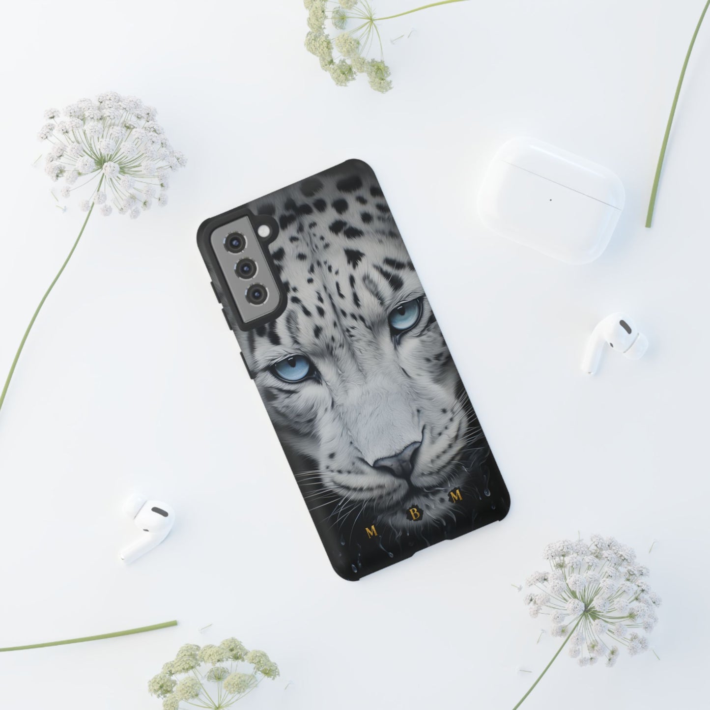 White Leopard Samsung Galaxy S Tough Case