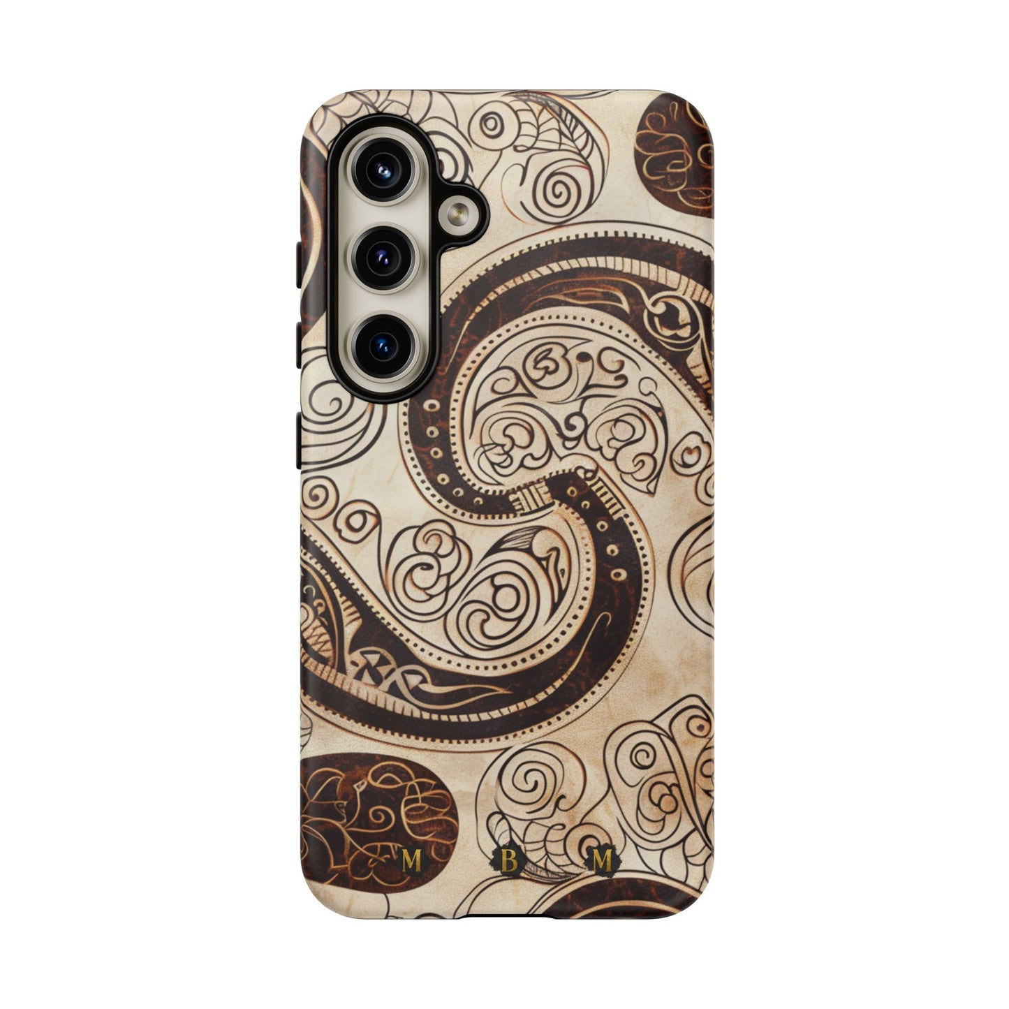 Sepia Scroll Samsung Galaxy S Tough Case