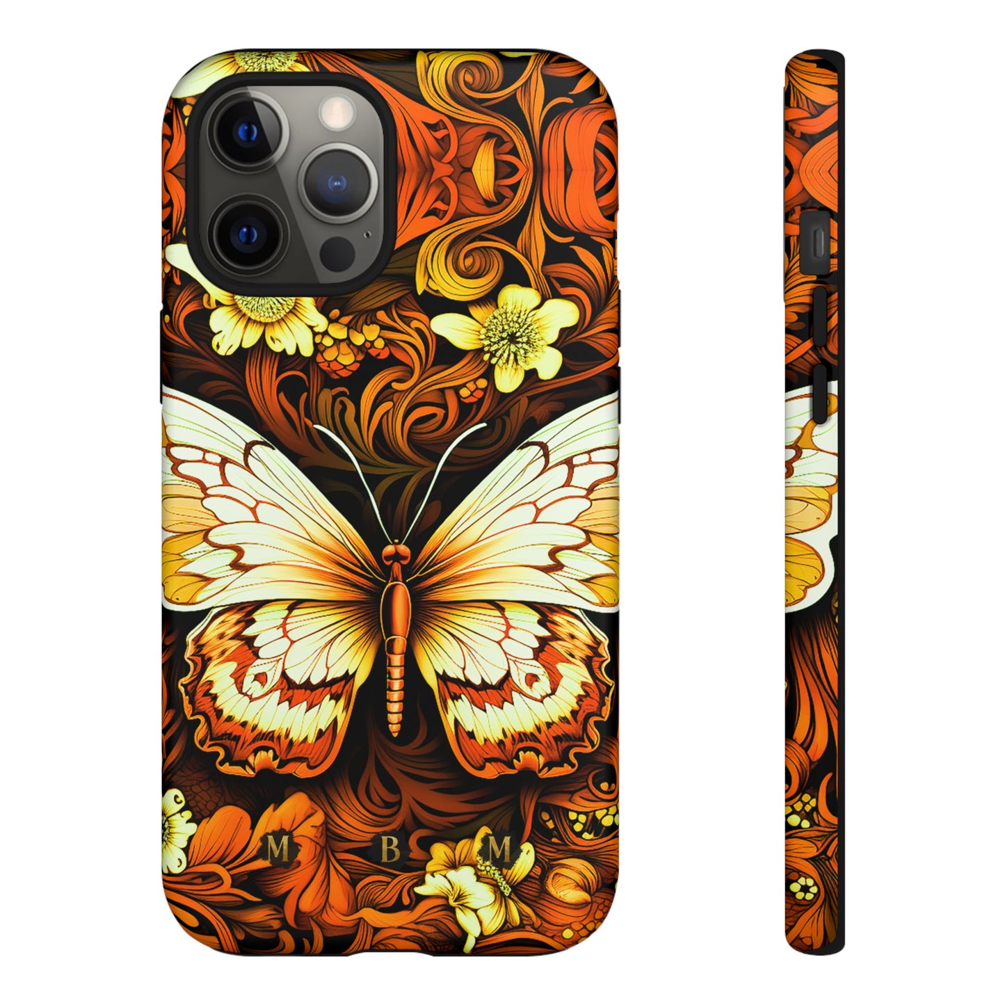 Vintage Orange iPhone Tough Case