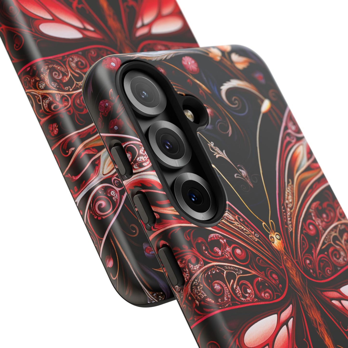 Red Butterfly Samsung Galaxy S Tough Case