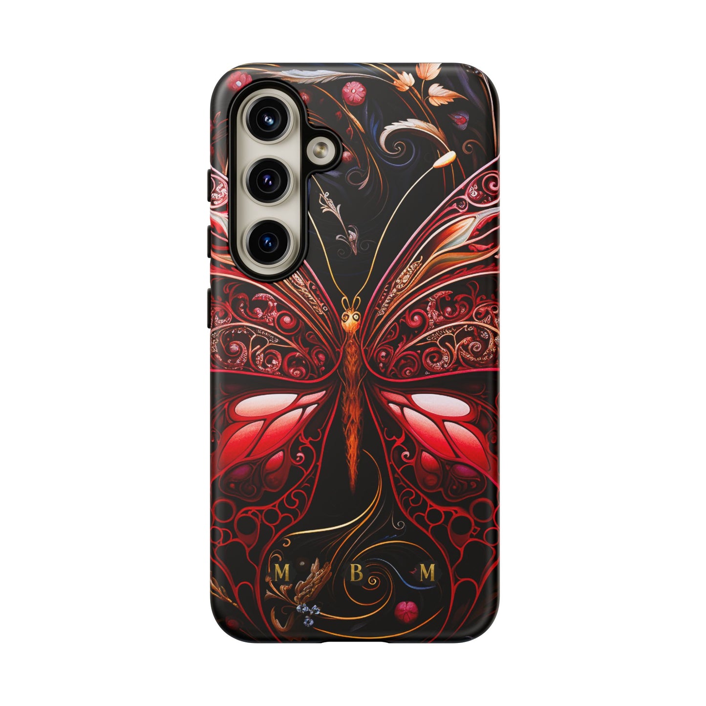 Red Butterfly Samsung Galaxy S Tough Case