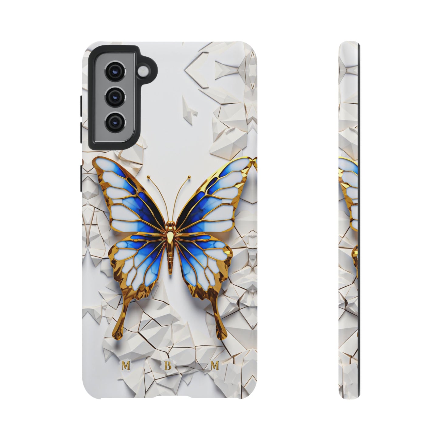 Sapphire Butterfly Samsung Galaxy S Tough Case