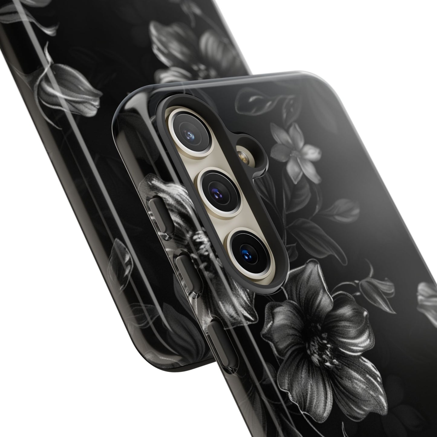 Midnight Flora Samsung Galaxy S Tough Case