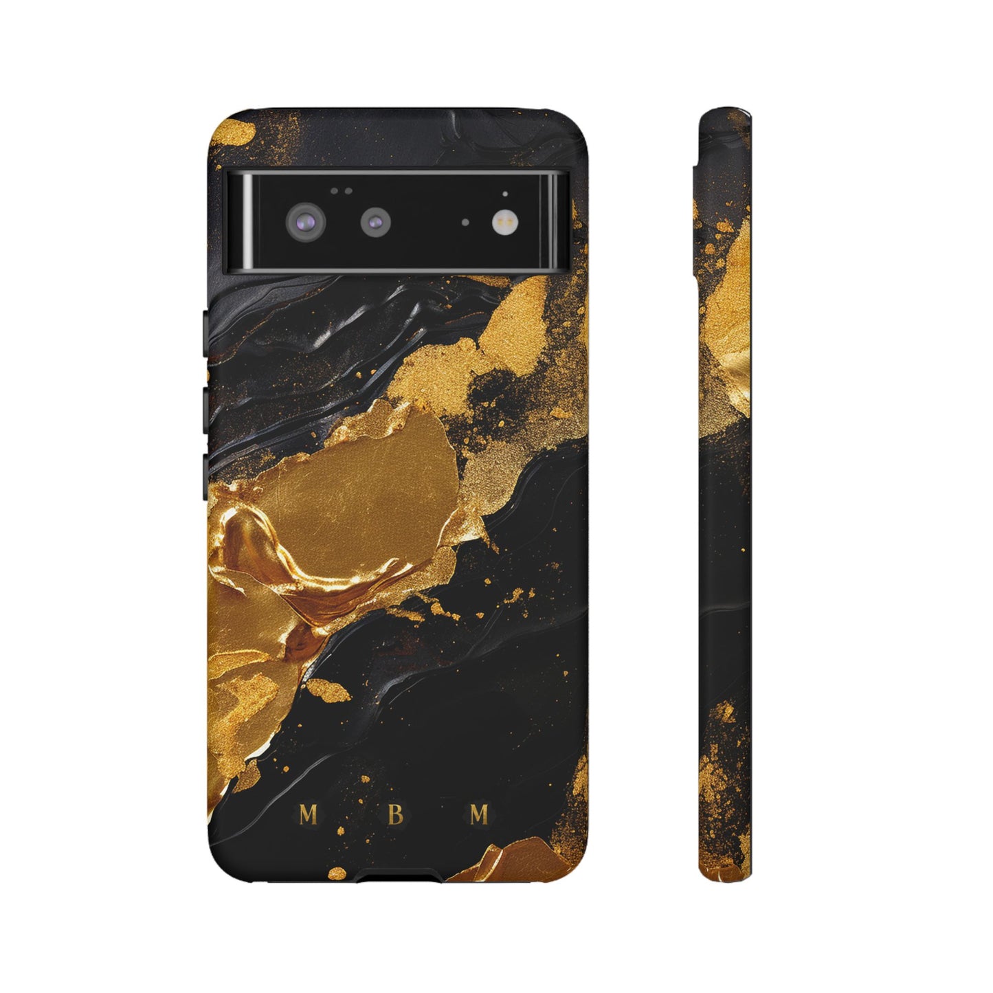 Black Gold Google Pixel Tough Case