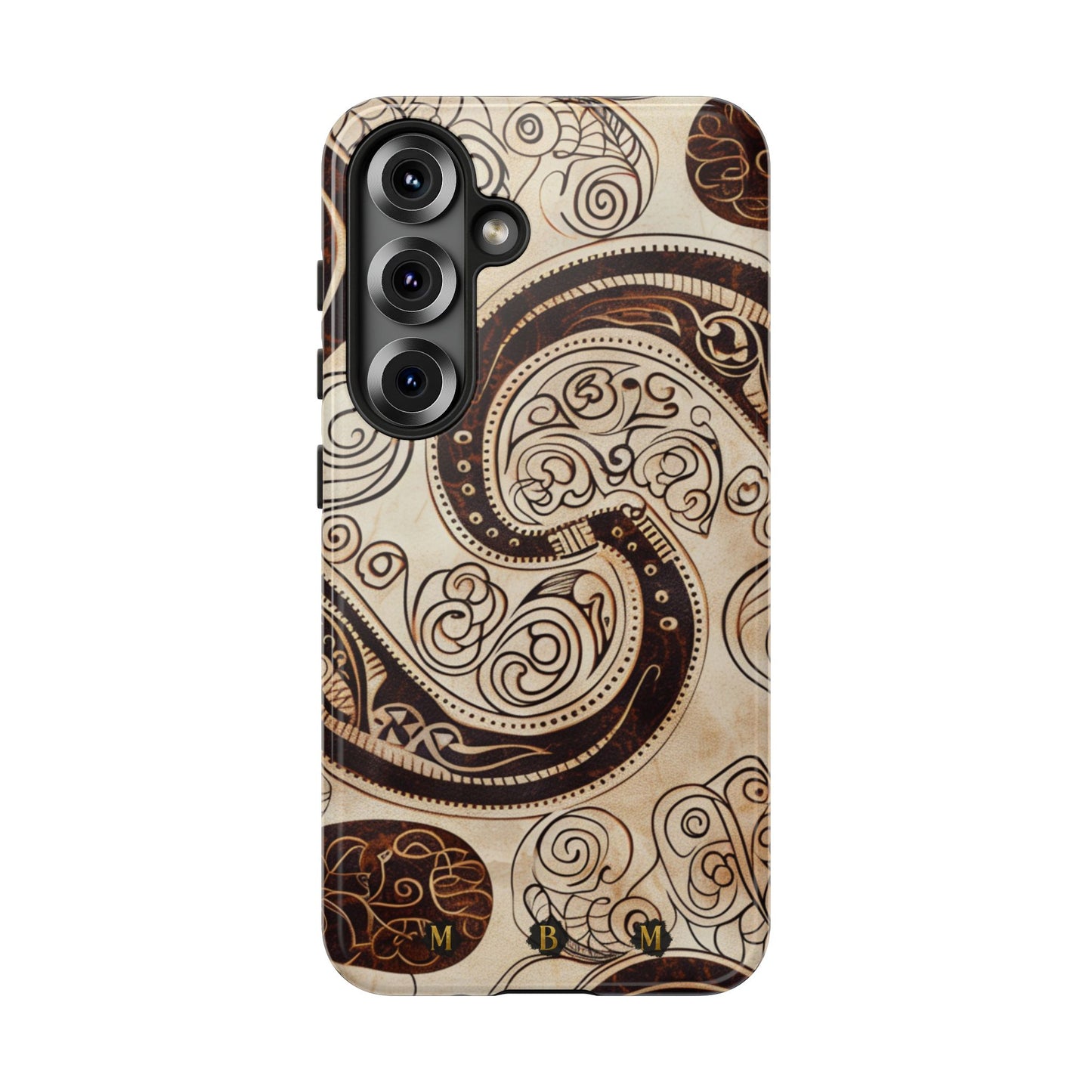 Sepia Scroll Samsung Galaxy S Tough Case