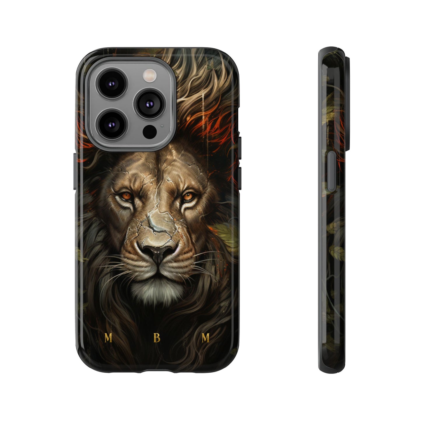 Dark Lion iPhone Tough Case