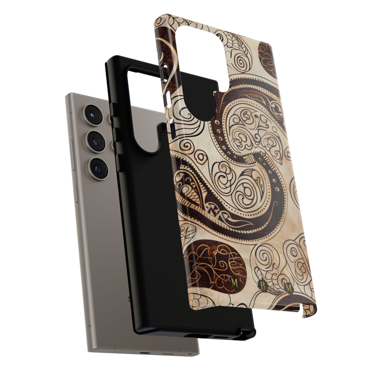 Sepia Scroll Samsung Galaxy S Tough Case