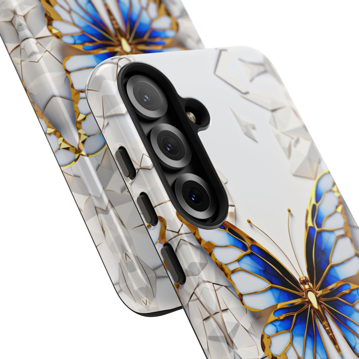 Sapphire Butterfly Samsung Galaxy S Tough Case