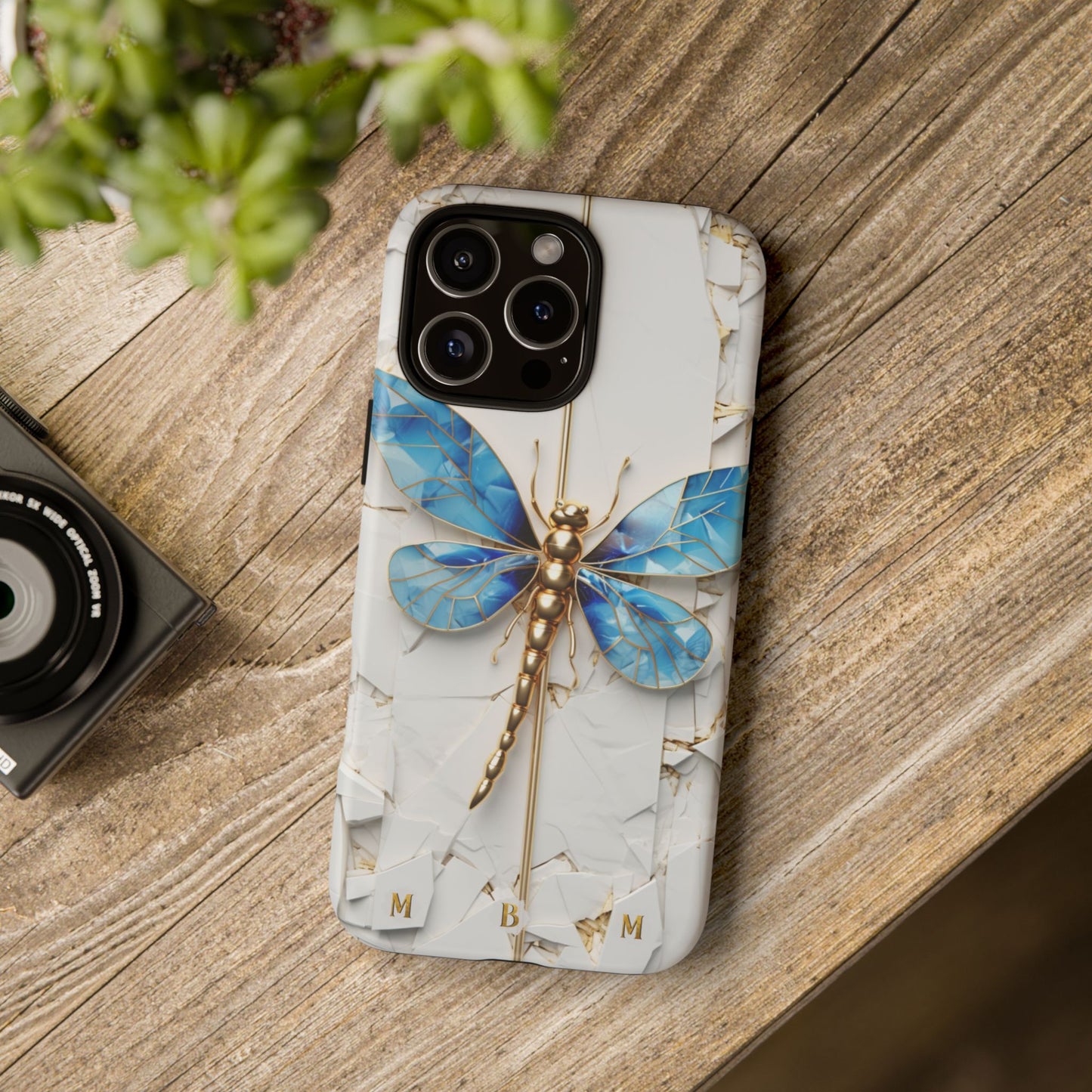 Dragonfly Blue iPhone Tough Case