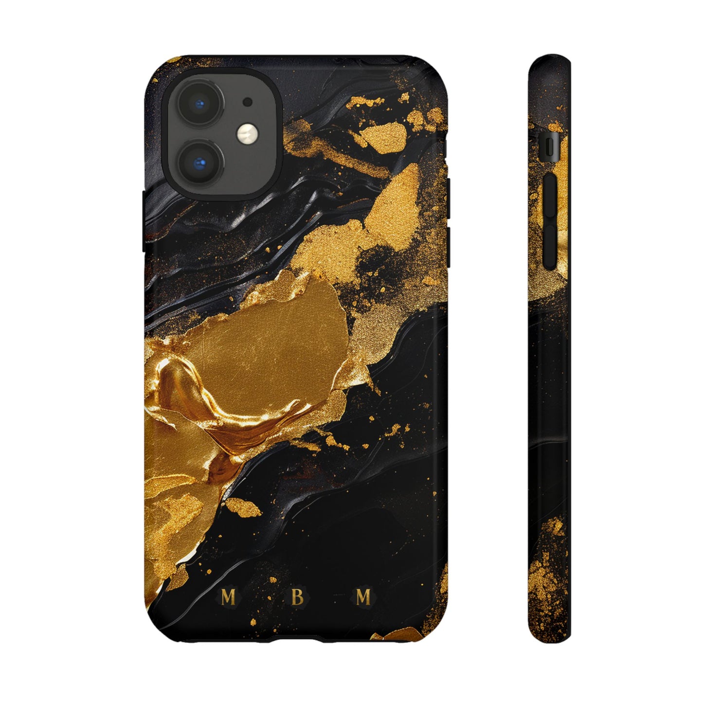 Black Gold iPhone Tough Case