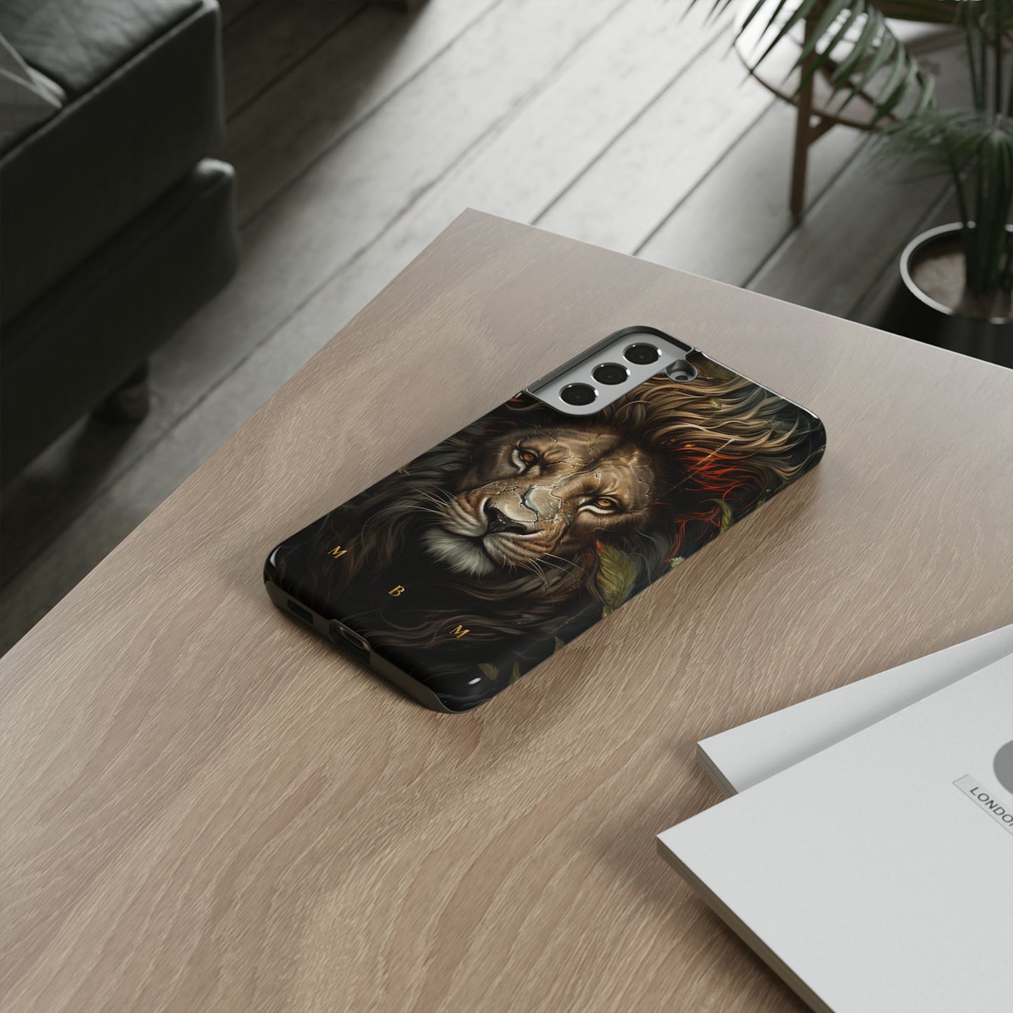 Dark Lion Samsung Galaxy S Tough Case