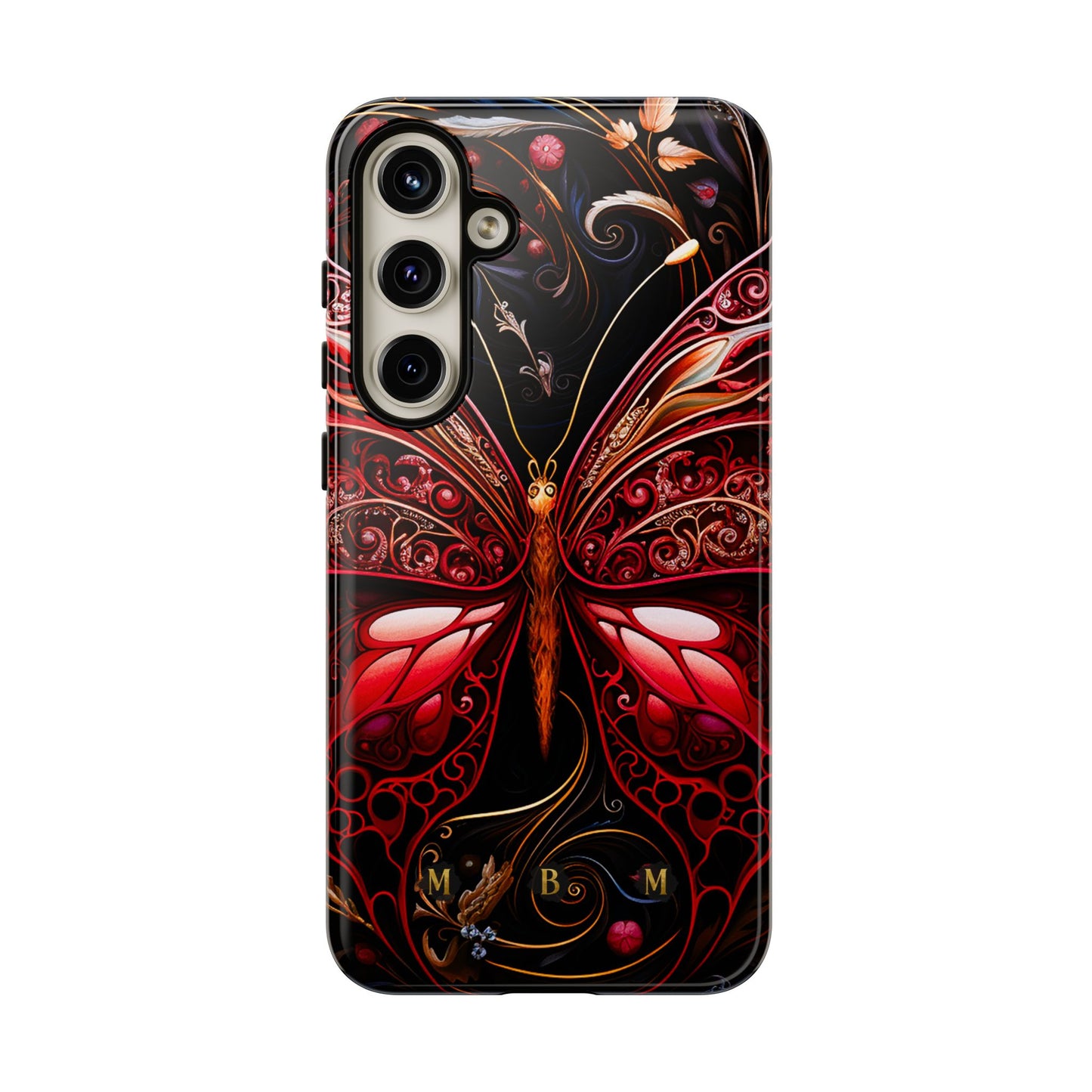 Red Butterfly Samsung Galaxy S Tough Case