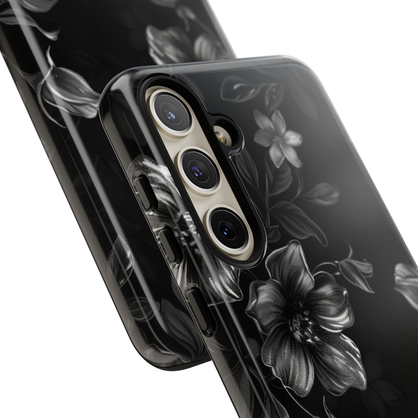 Midnight Flora Samsung Galaxy S Tough Case