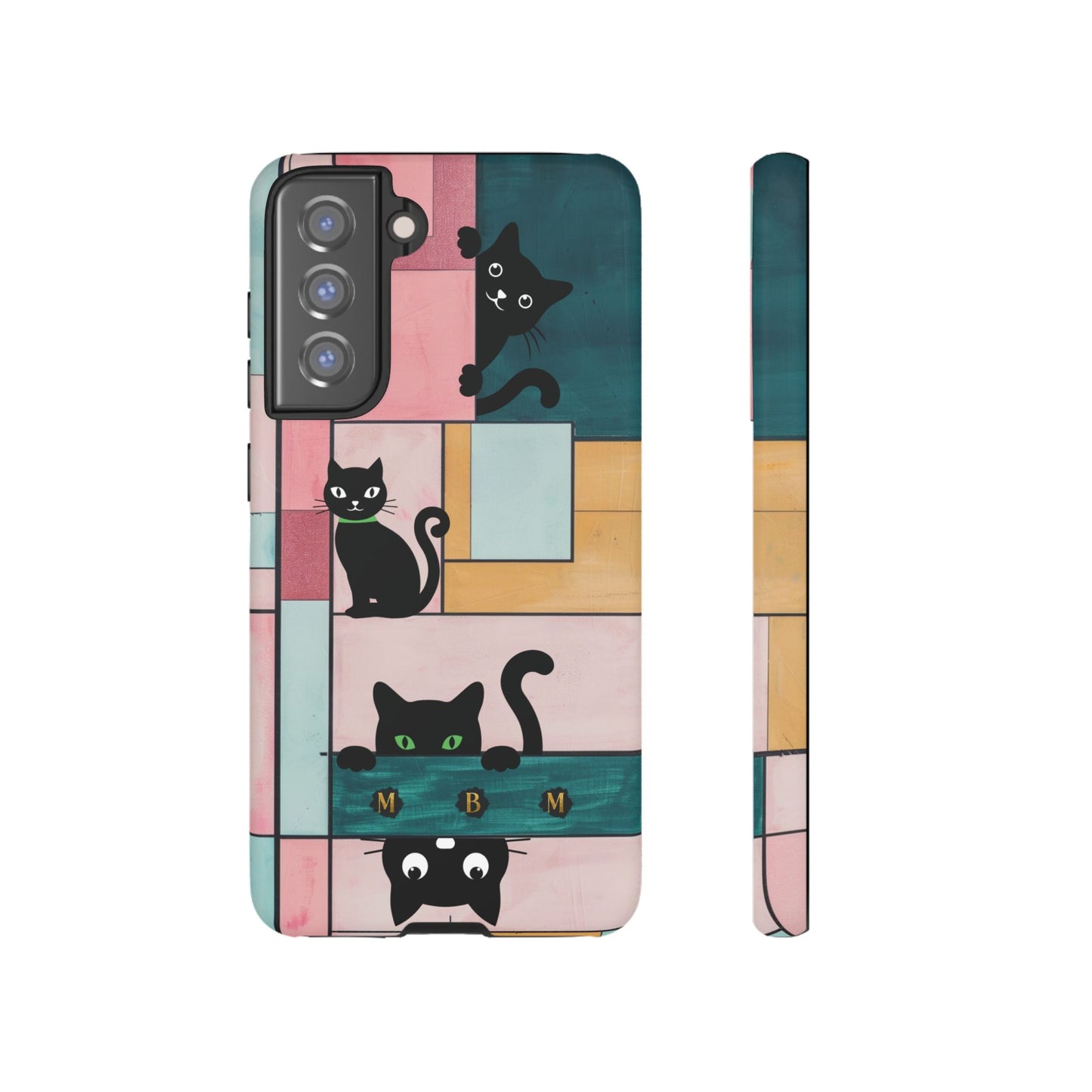Block Cats Samsung Galaxy S Tough Case