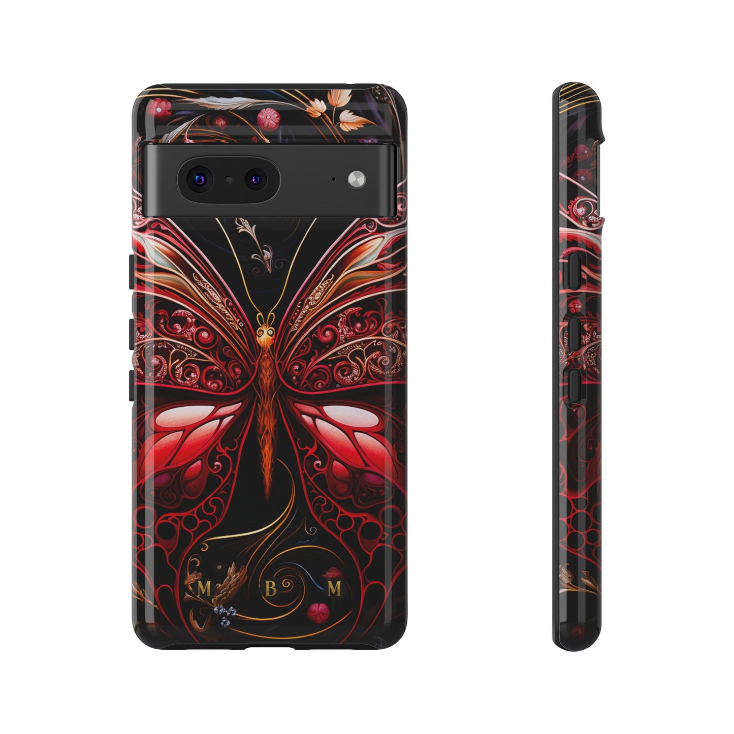 Red Butterfly Google Pixel Tough Case