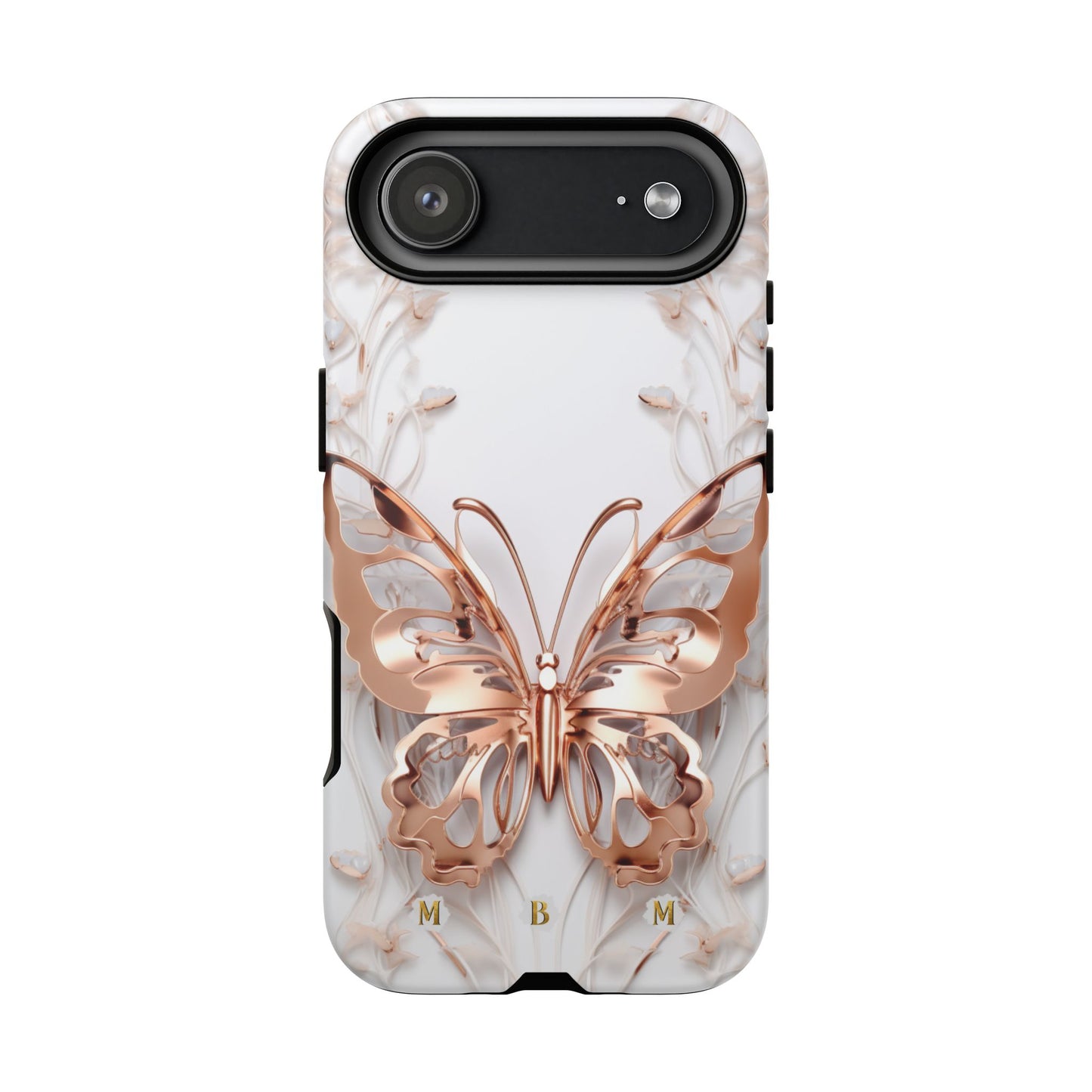 Rose Gold Butterfly iPhone Case