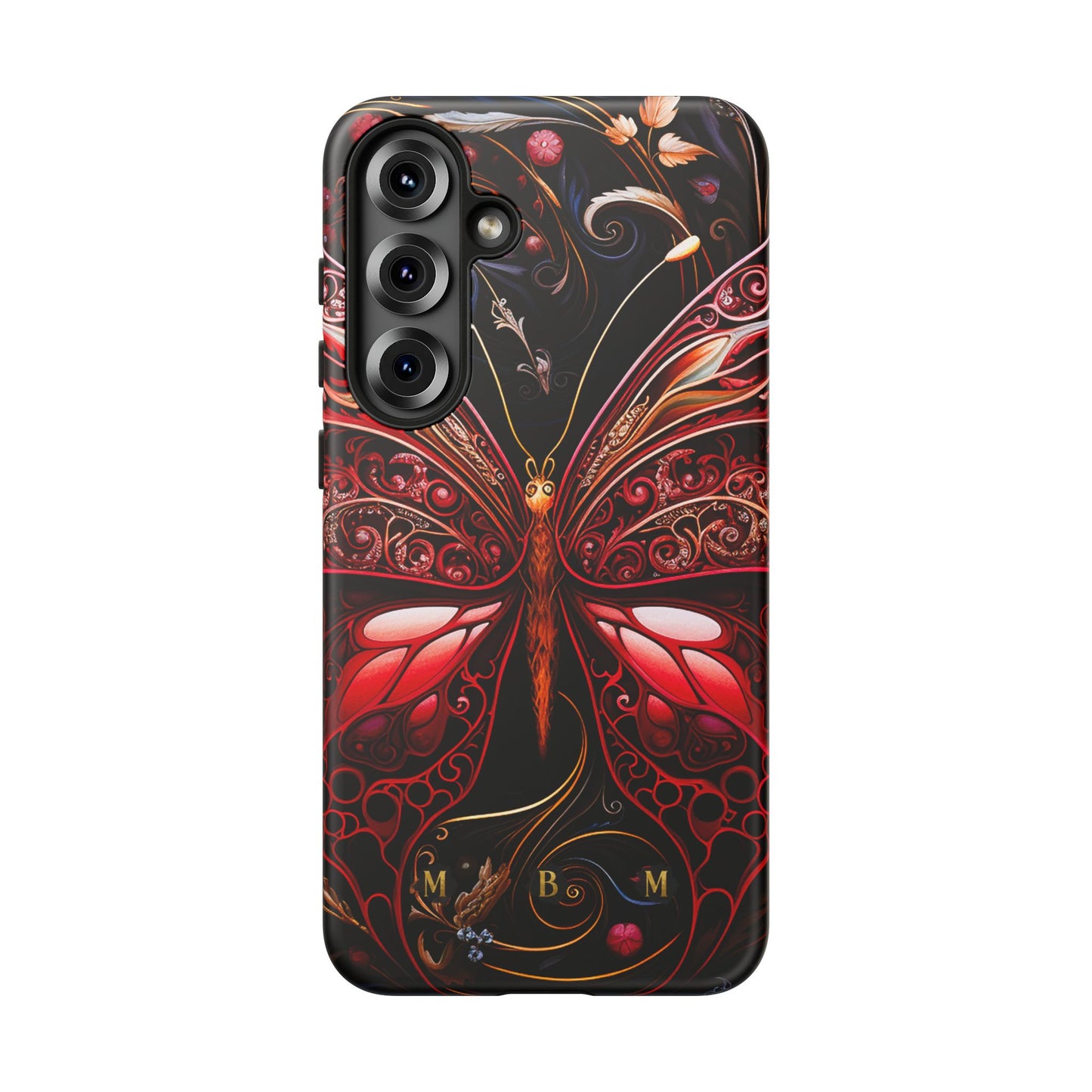 Red Butterfly Samsung Galaxy S Tough Case