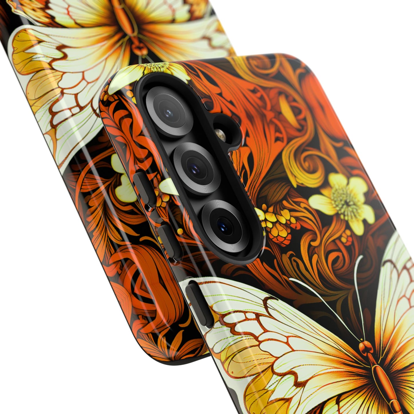 Vintage Orange Samsung Galaxy S Tough Case