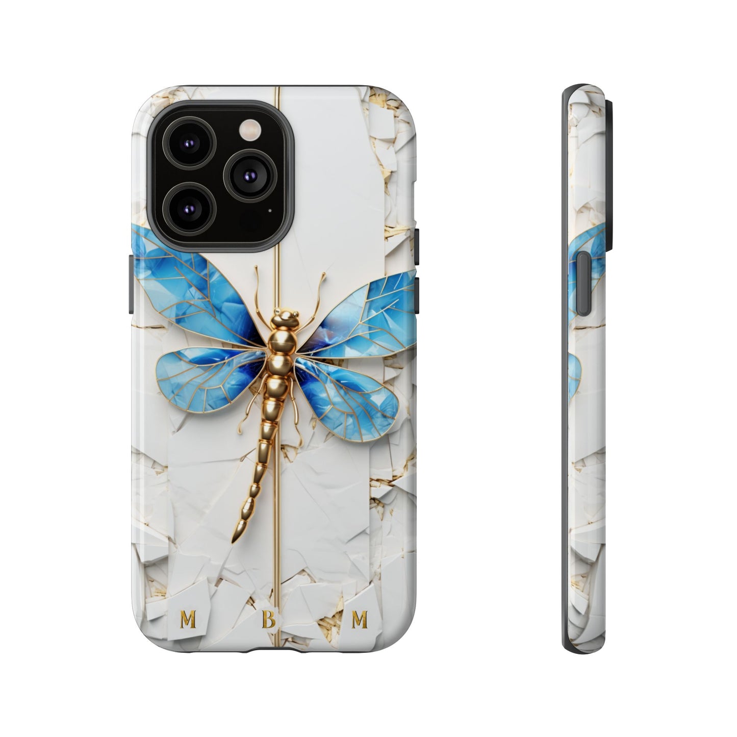 Dragonfly Blue iPhone Tough Case