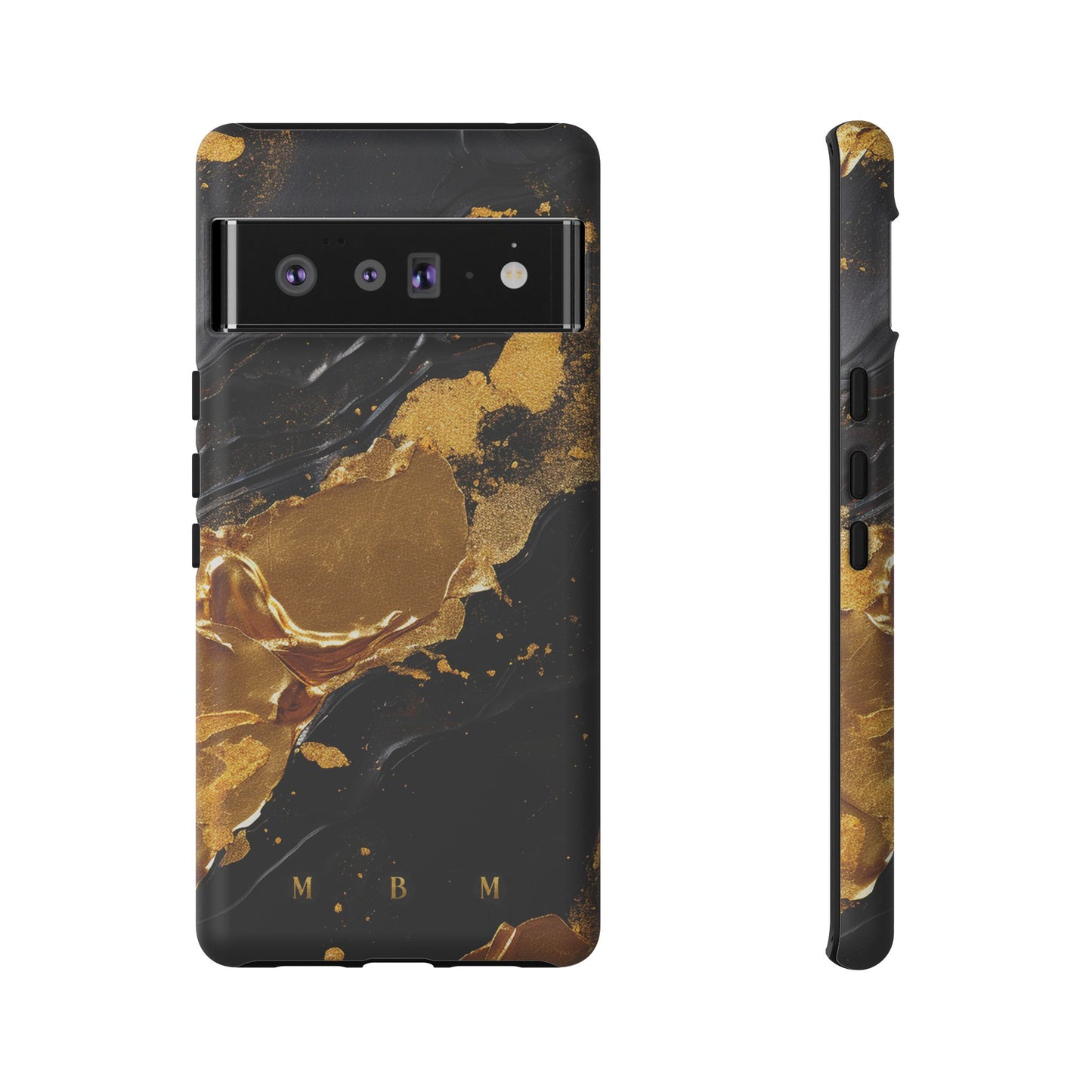 Black Gold Google Pixel Tough Case