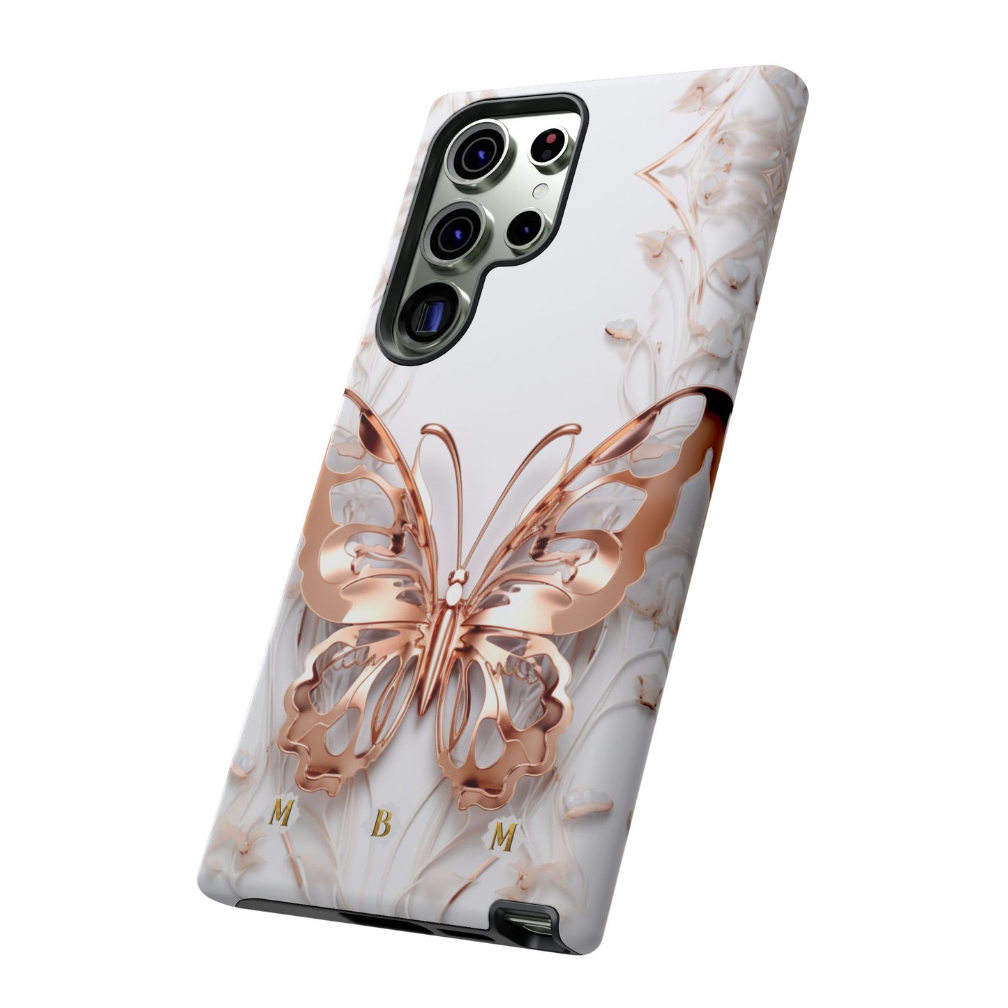 Rose Gold Butterfly Samsung Galaxy S Tough Case
