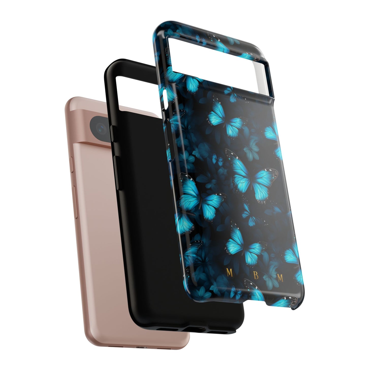 Blue Butterflies Google Pixel Tough Case