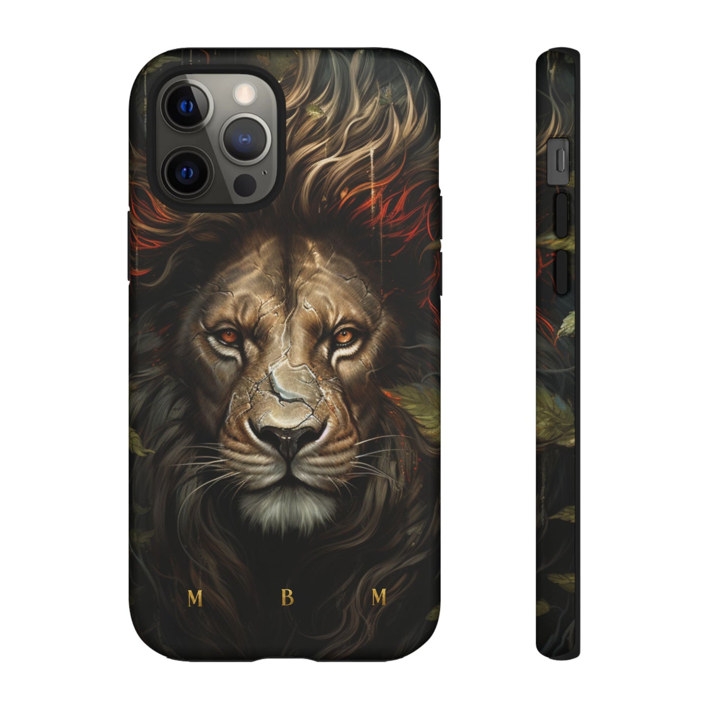 Dark Lion iPhone Tough Case