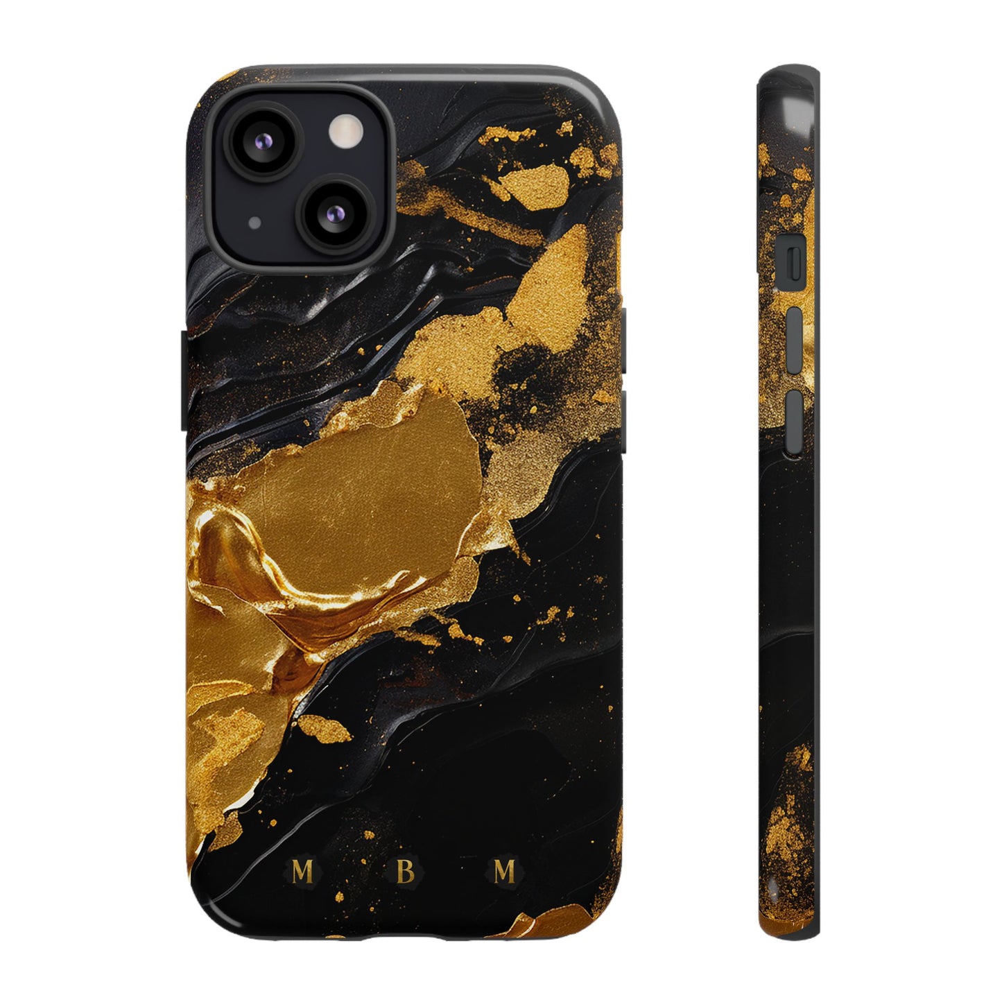 Black Gold iPhone Tough Case