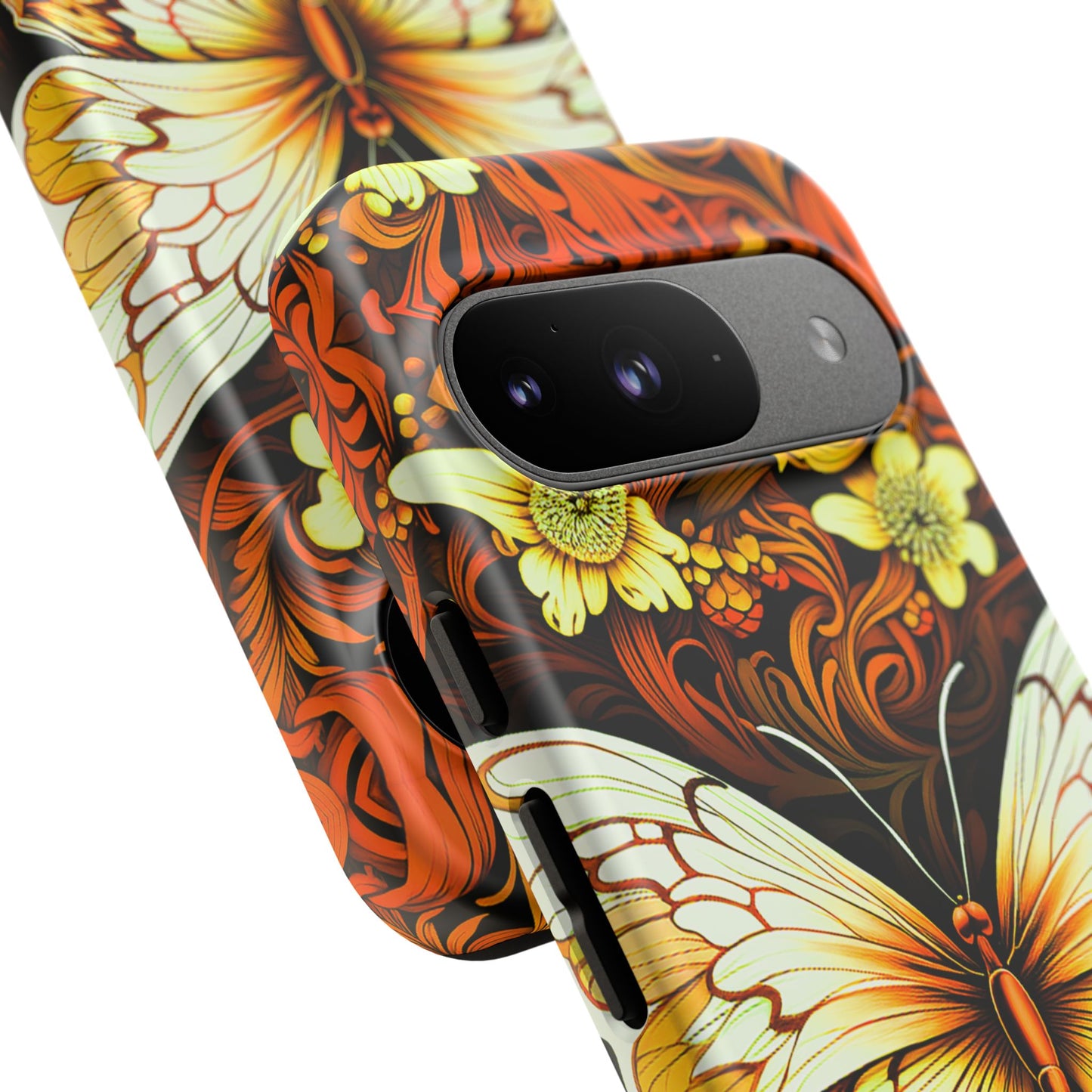 Vintage Orange Google Pixel Tough Case