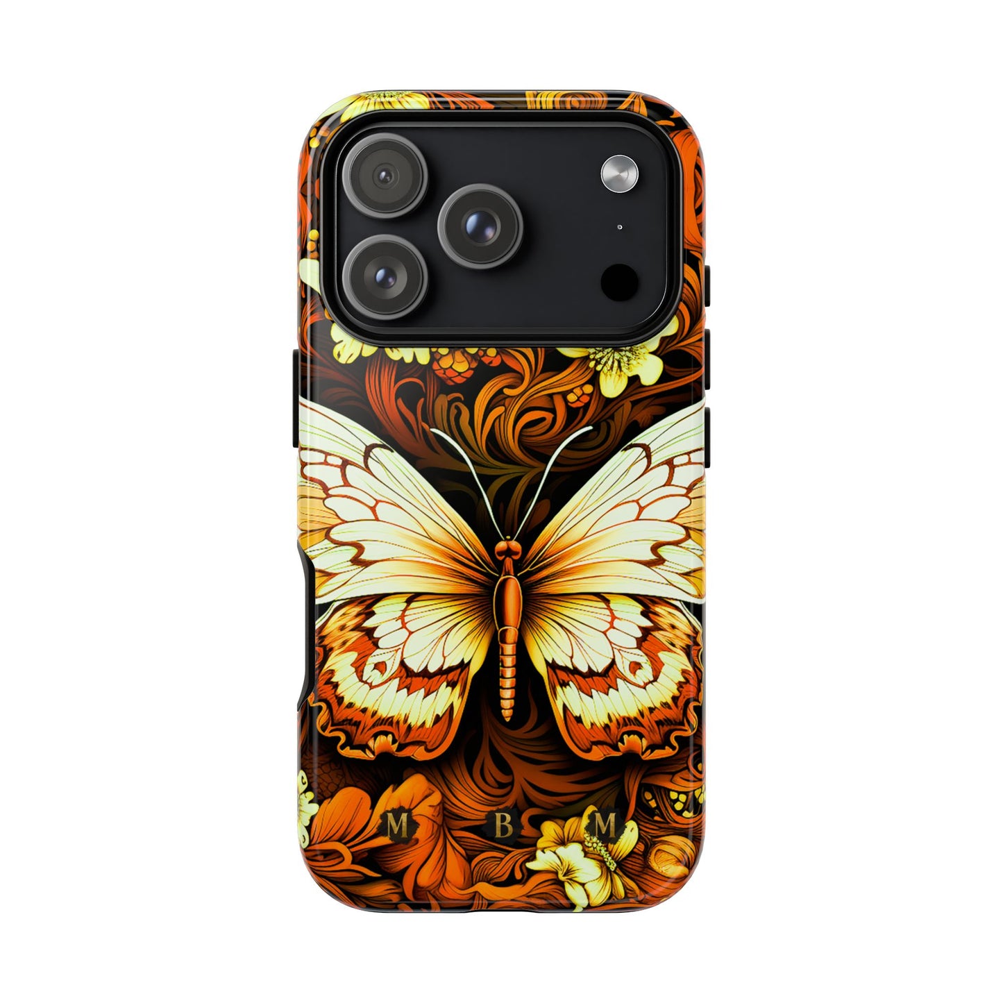 Vintage Orange iPhone Tough Case