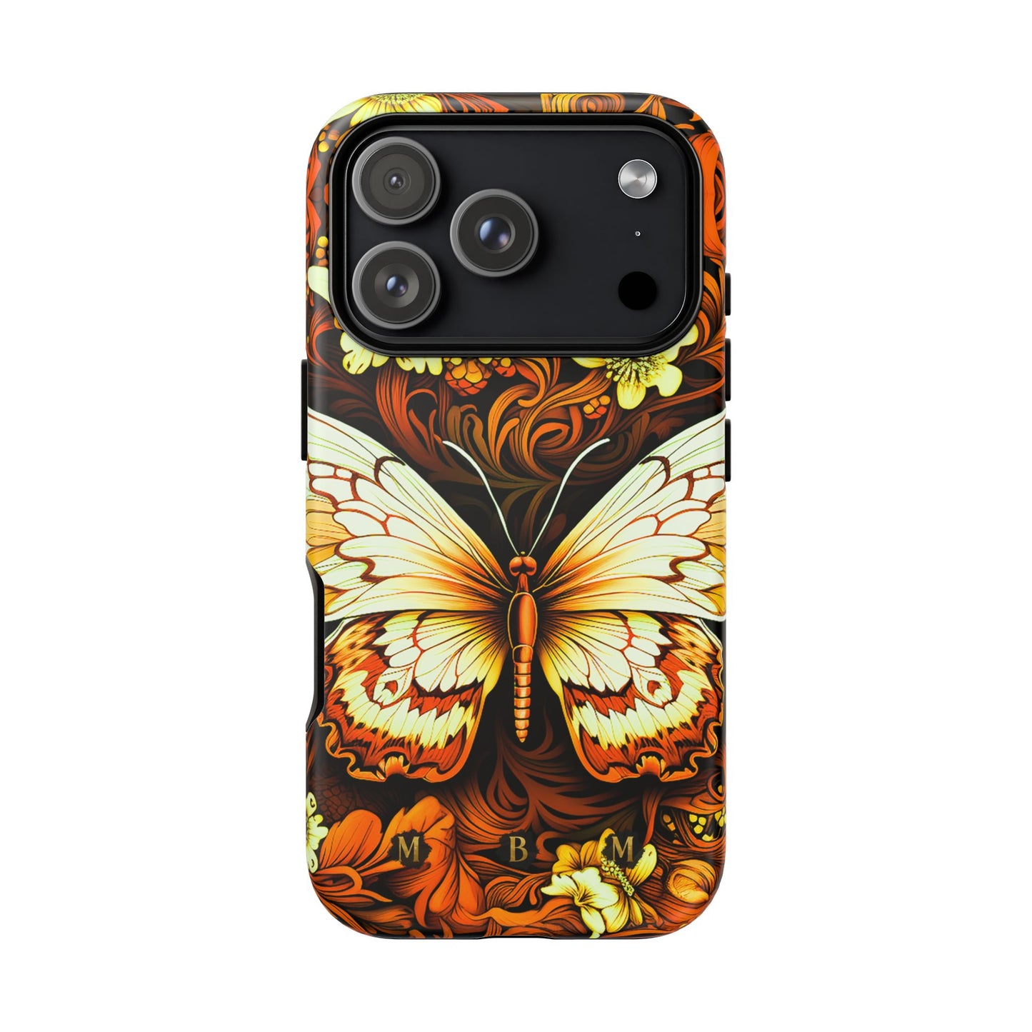 Vintage Orange iPhone Tough Case