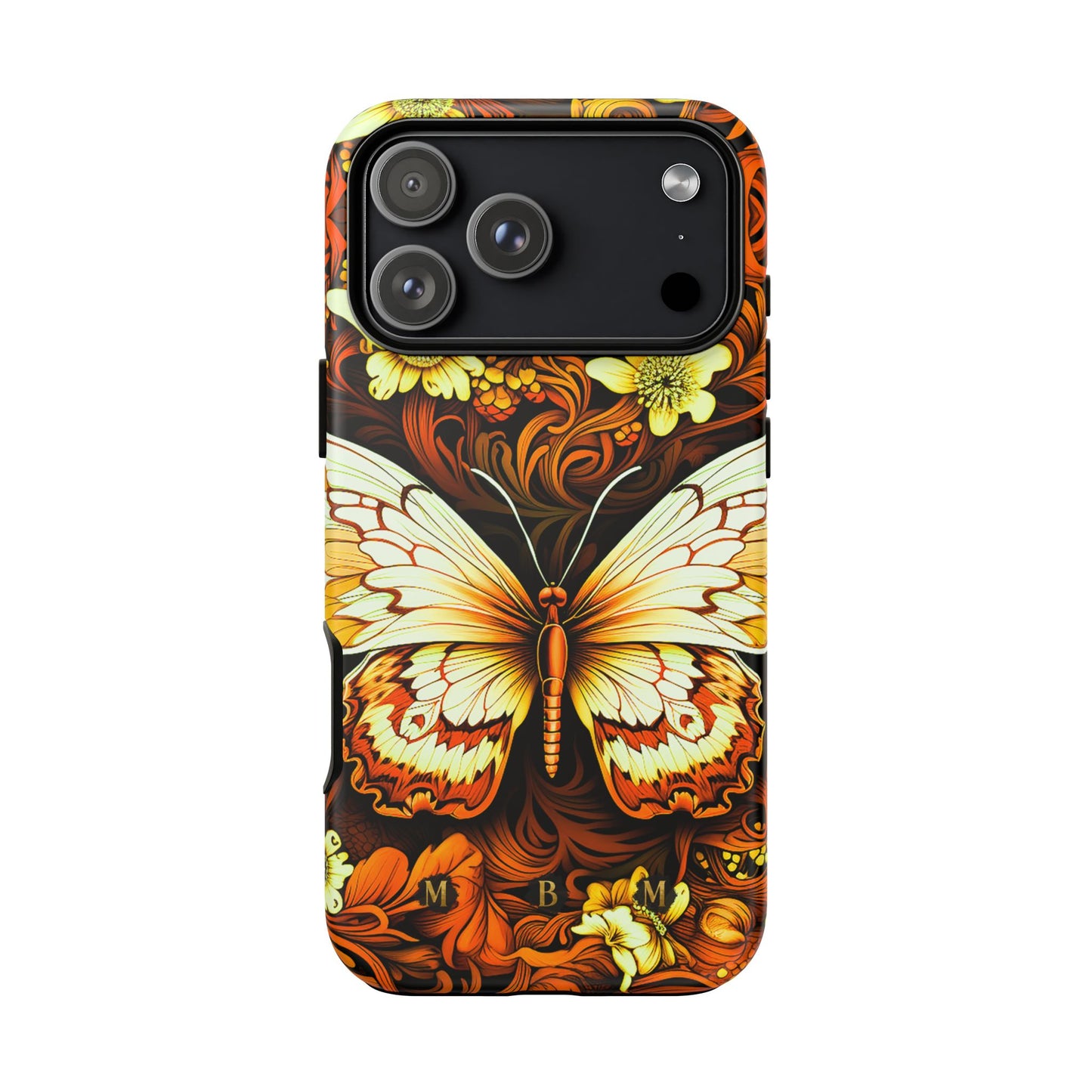 Vintage Orange iPhone Tough Case