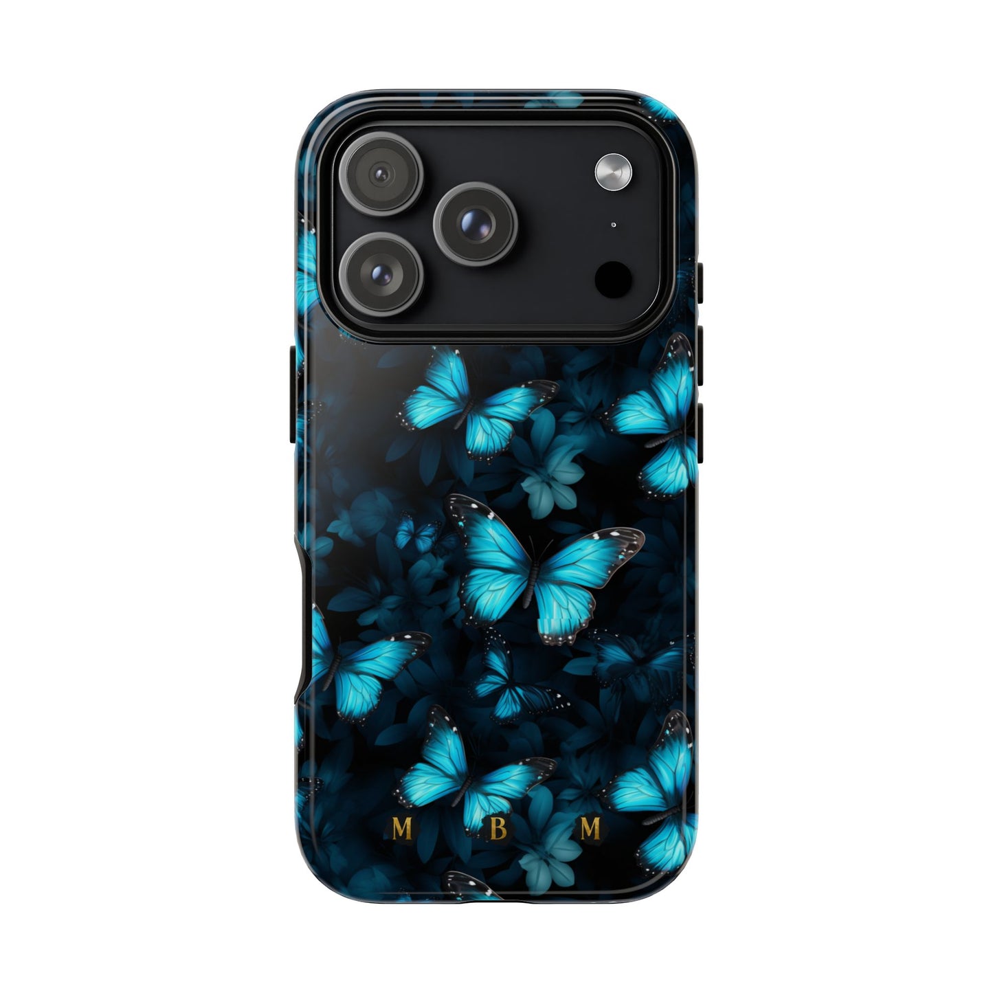 Blue Butterflies iPhone Tough Case