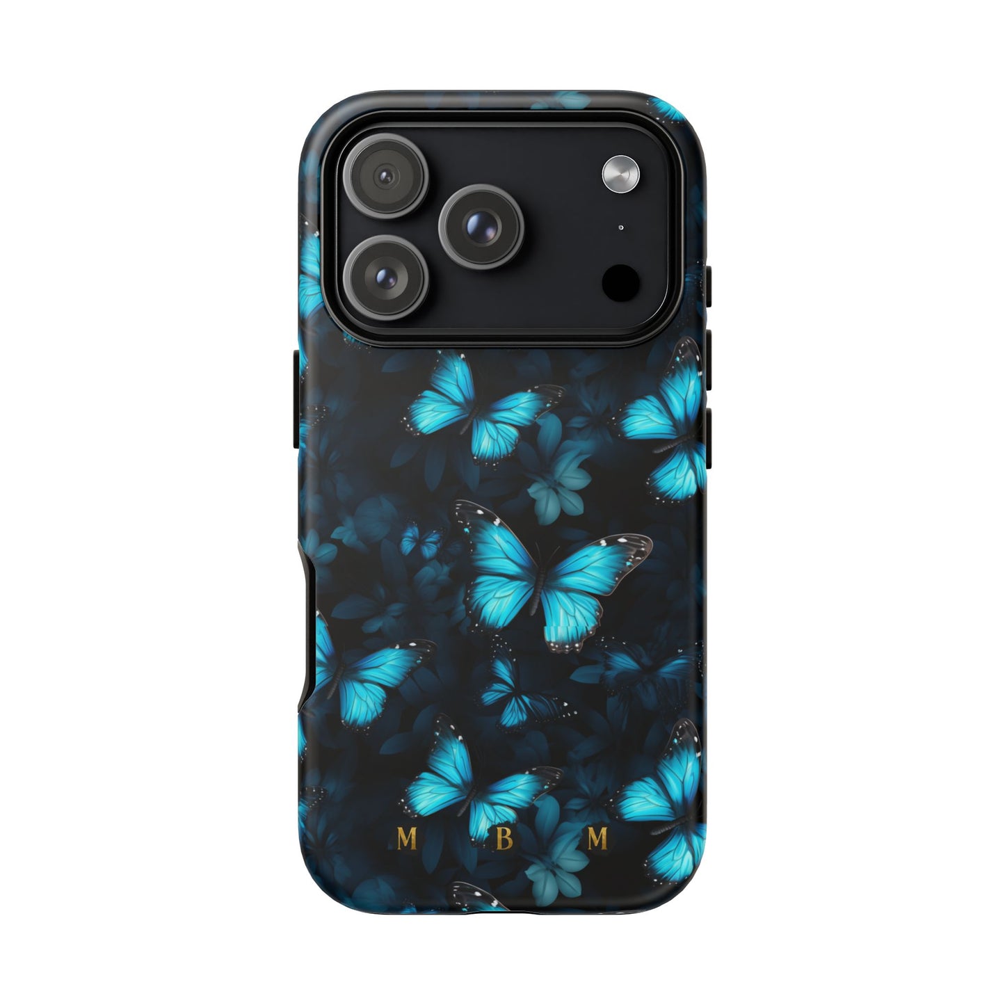 Blue Butterflies iPhone Tough Case
